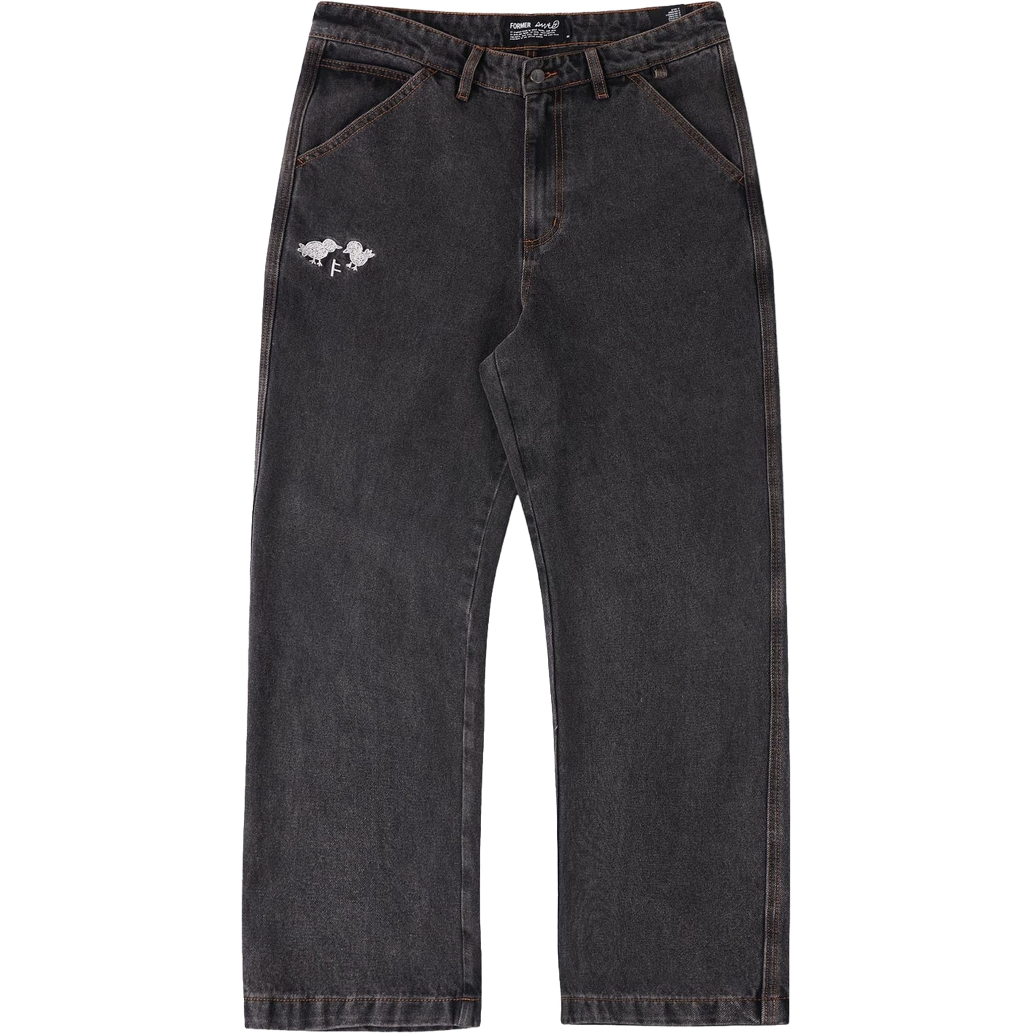 Former DXD Reynolds Denim Pant Washed Black Pants