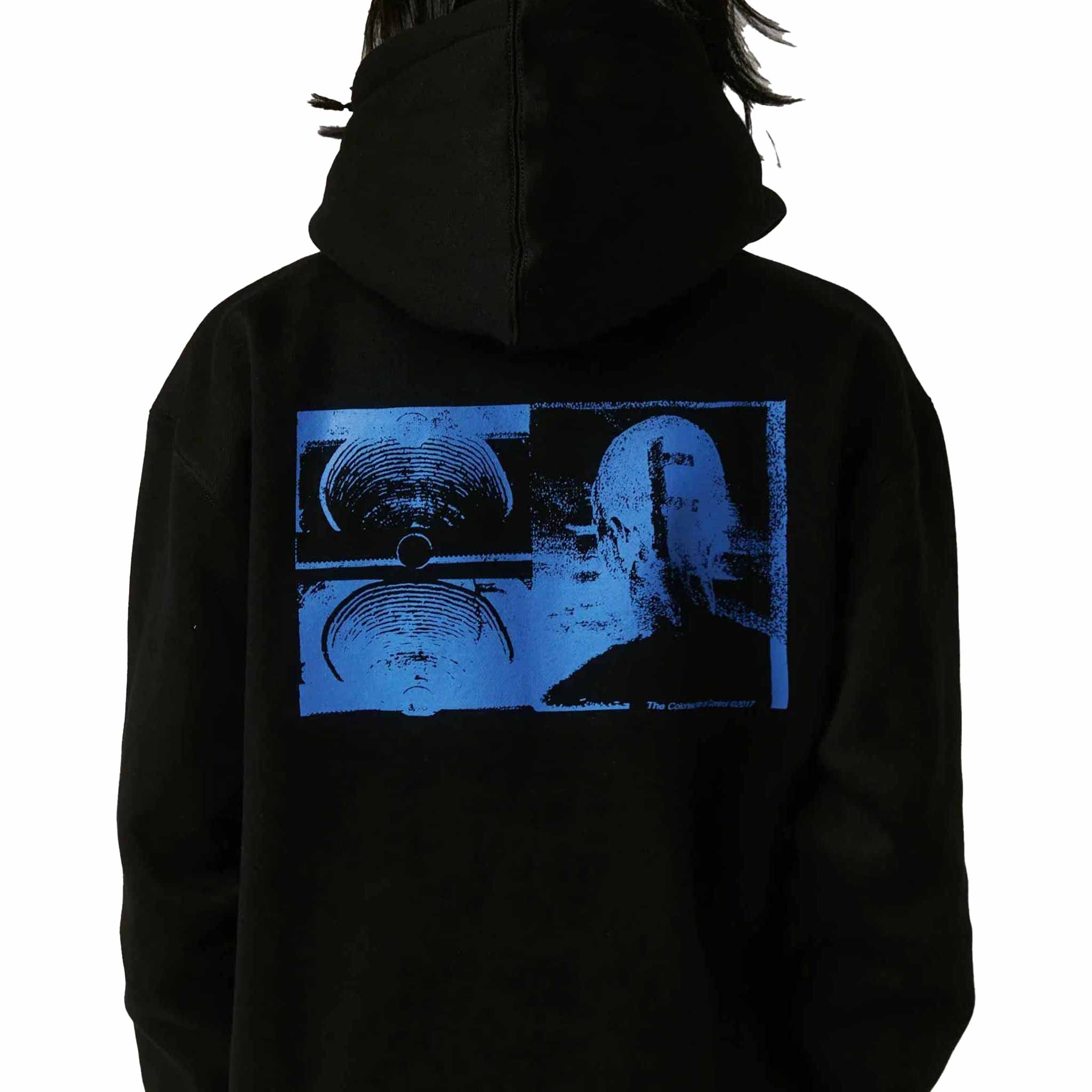 Former Exposed Hood Black Sweatshirts