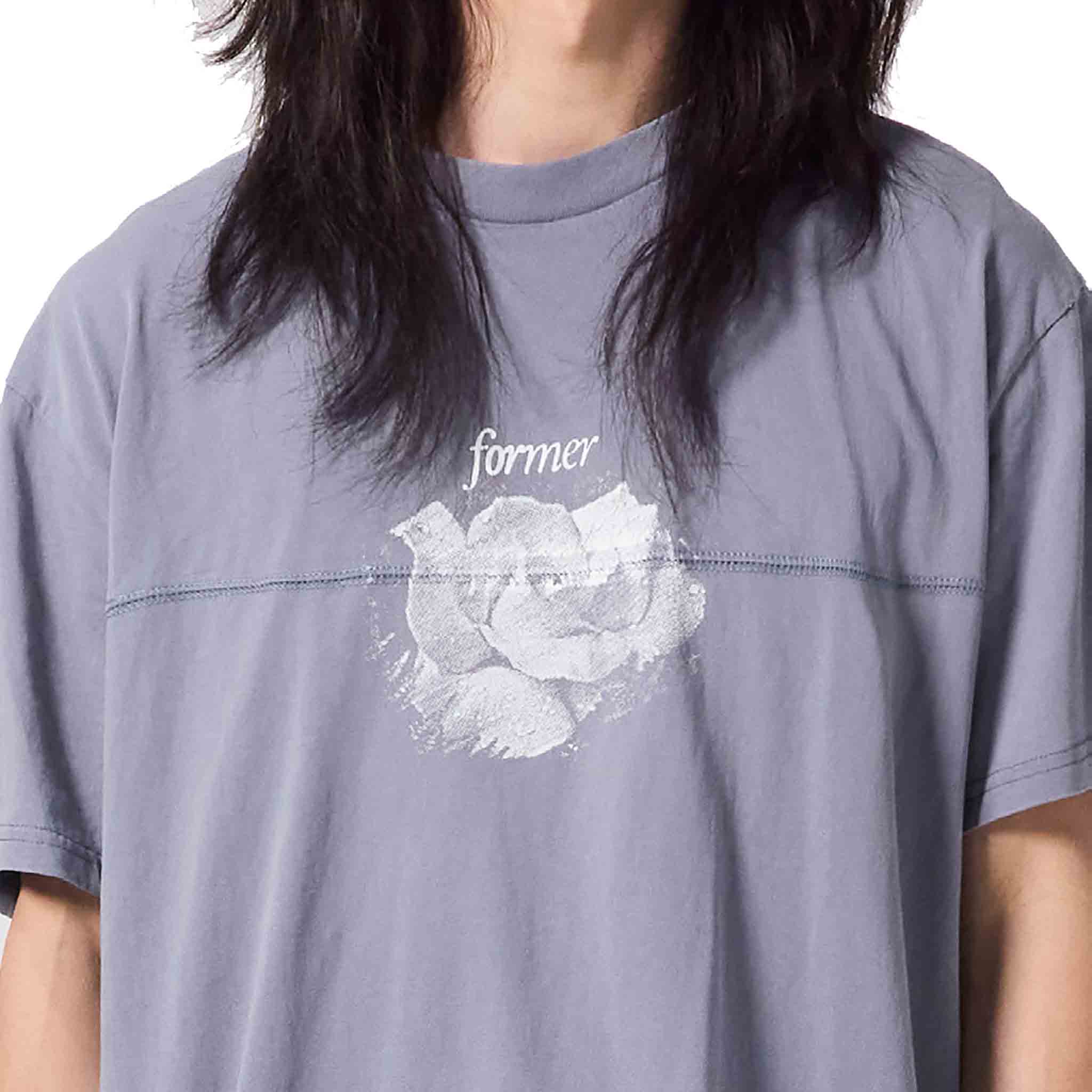 Former Folium Tee Steel Grey T Shirt