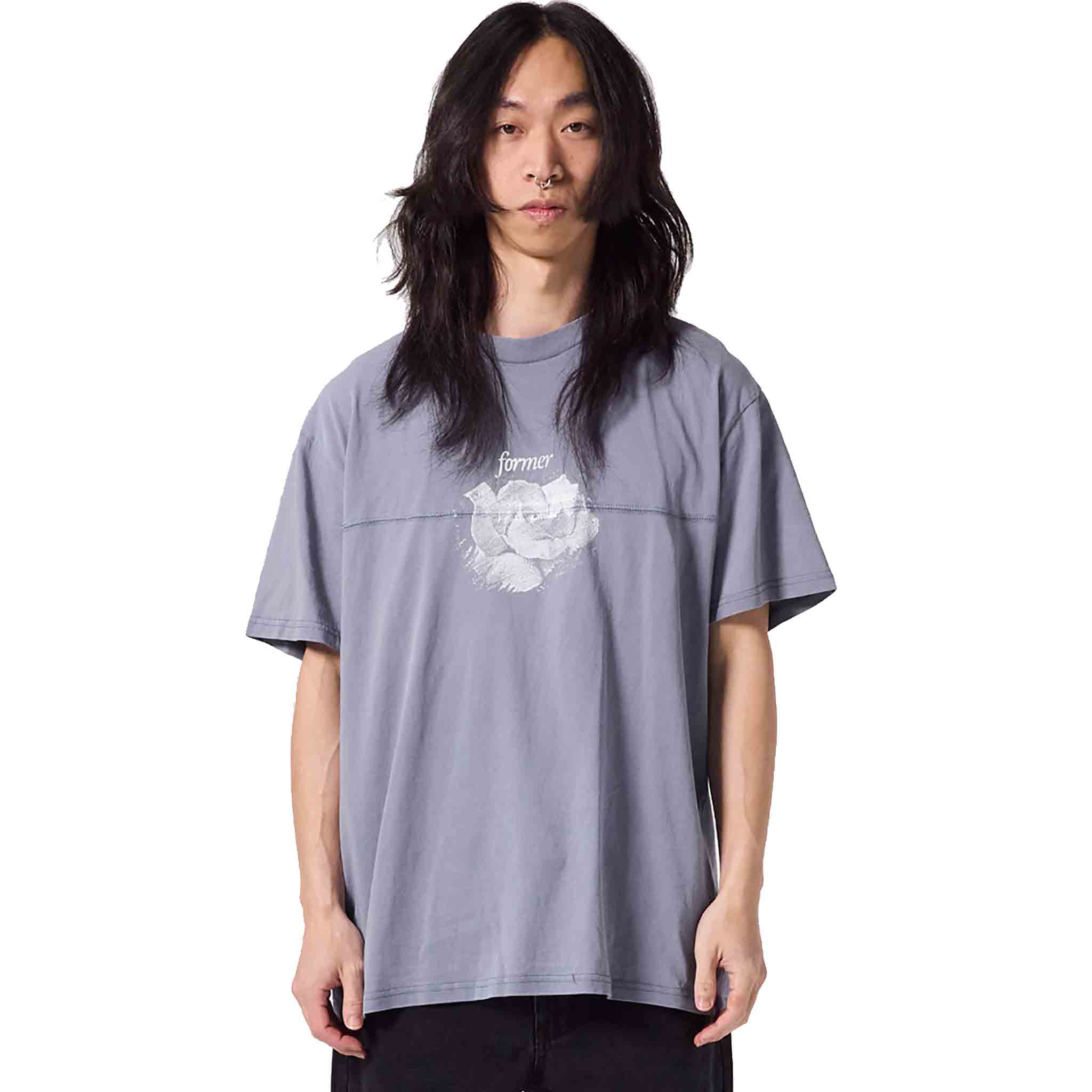 Former Folium Tee Steel Grey T Shirt