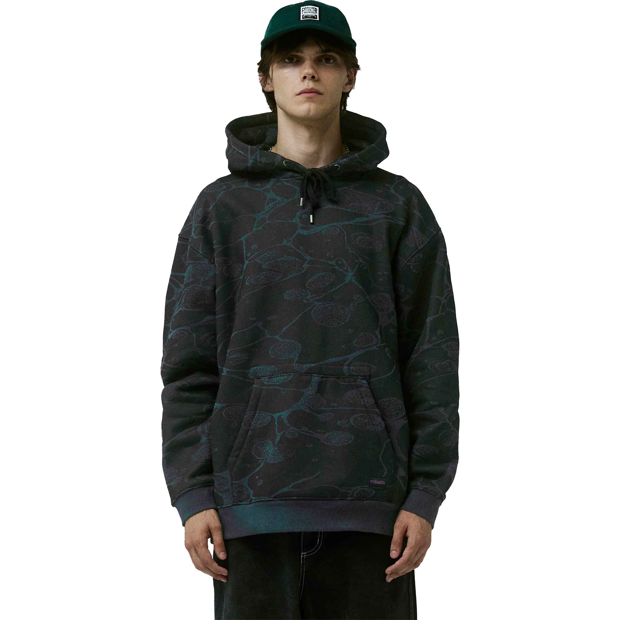 Former Global Mind Yardage Hood Black Sweatshirts