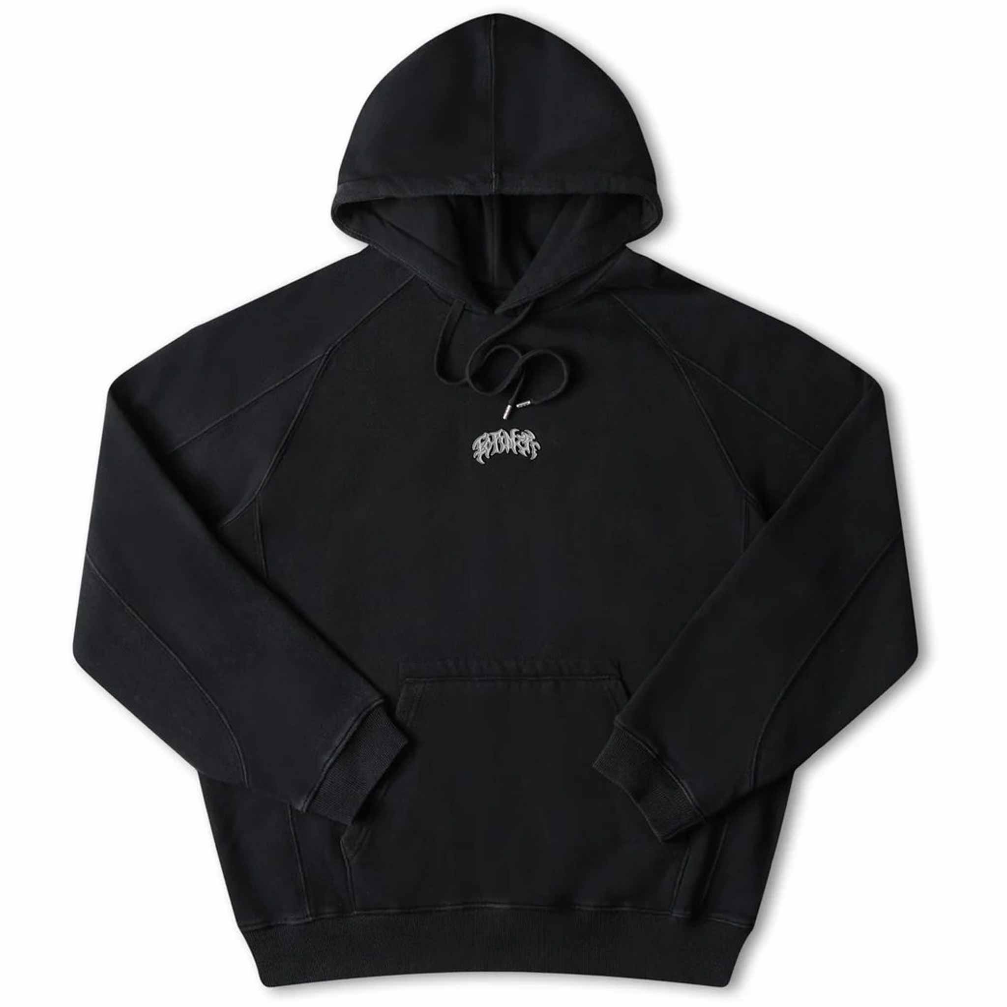 Former Puncture Metal Hood Washed Black Sweatshirts
