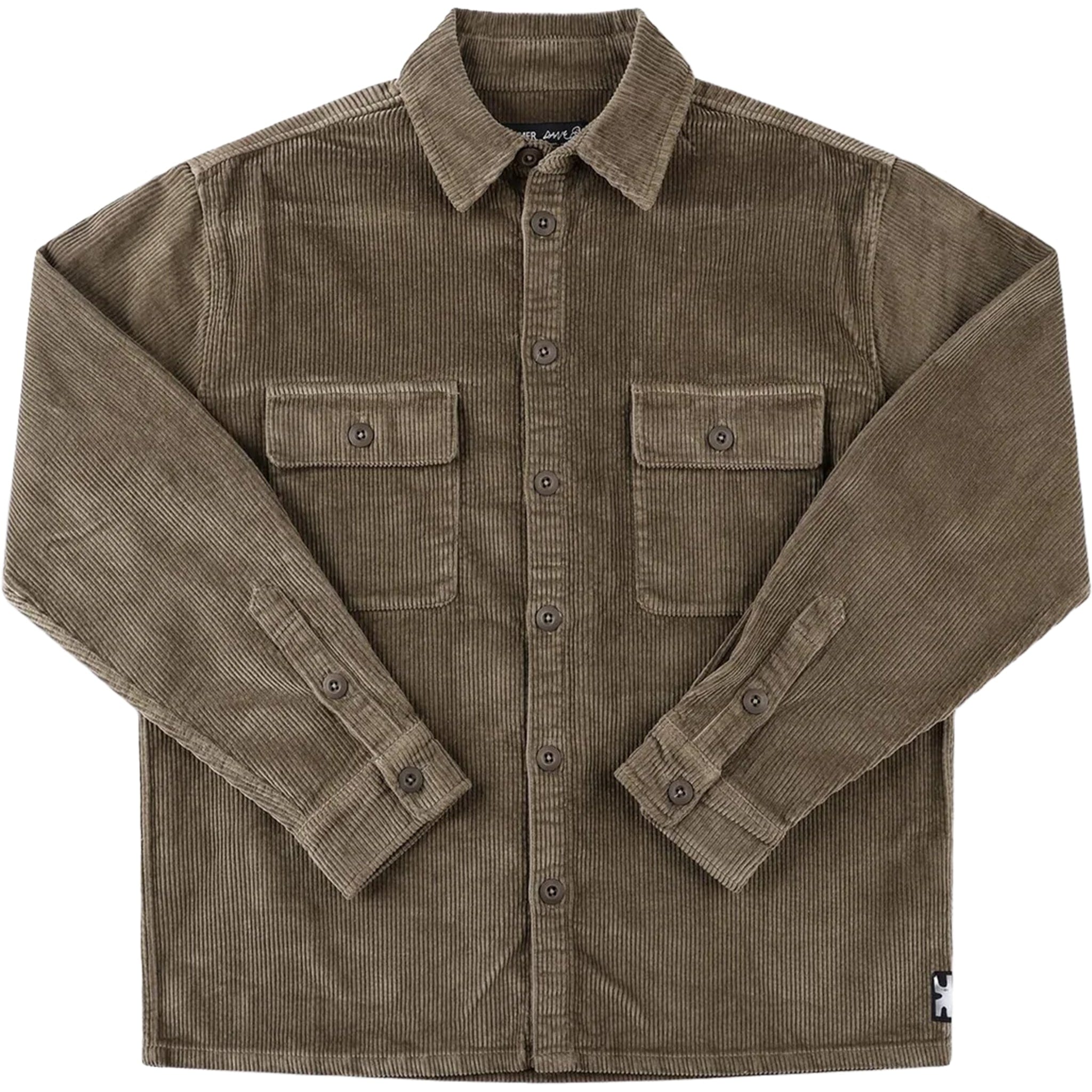 Former Reynolds Cord Long Sleeve Shirt Pine Button Up