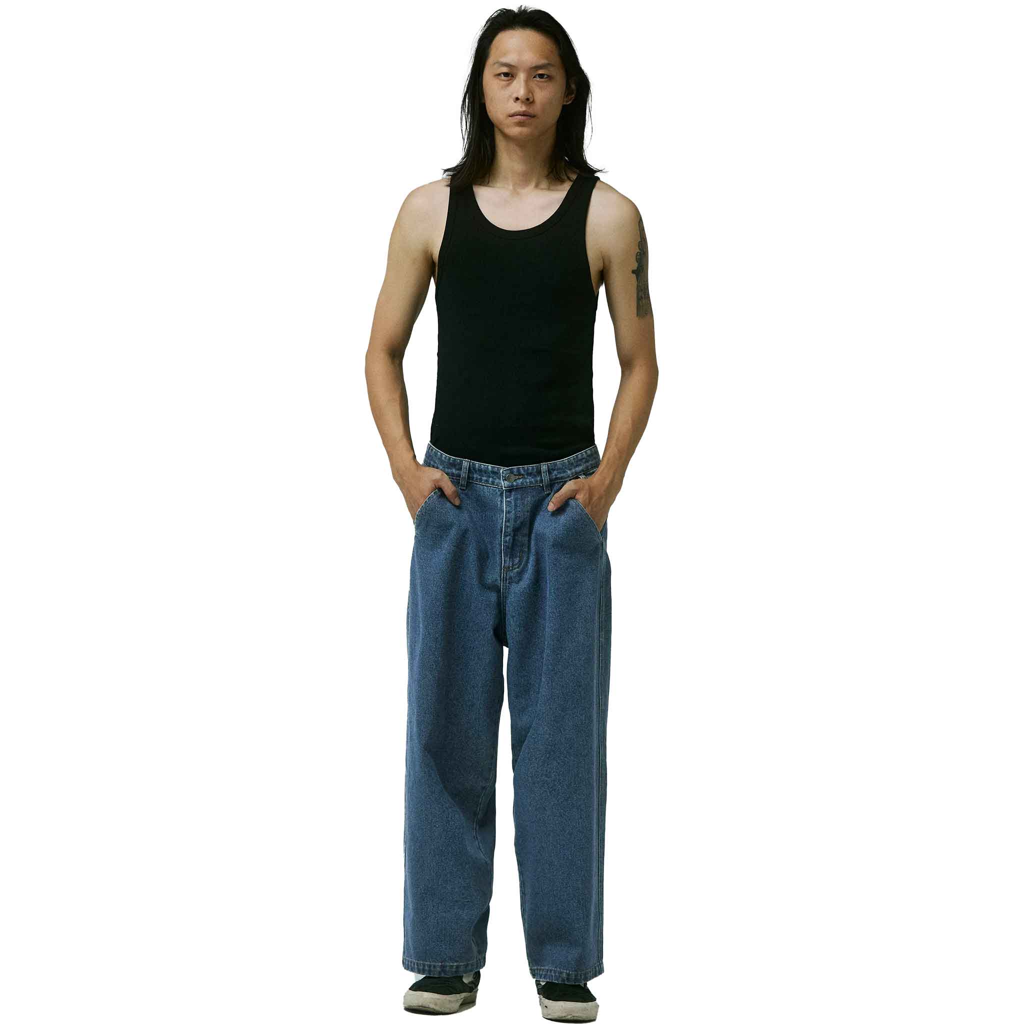 Former Reynolds Flatline Denim Pant Dark Blue Pants