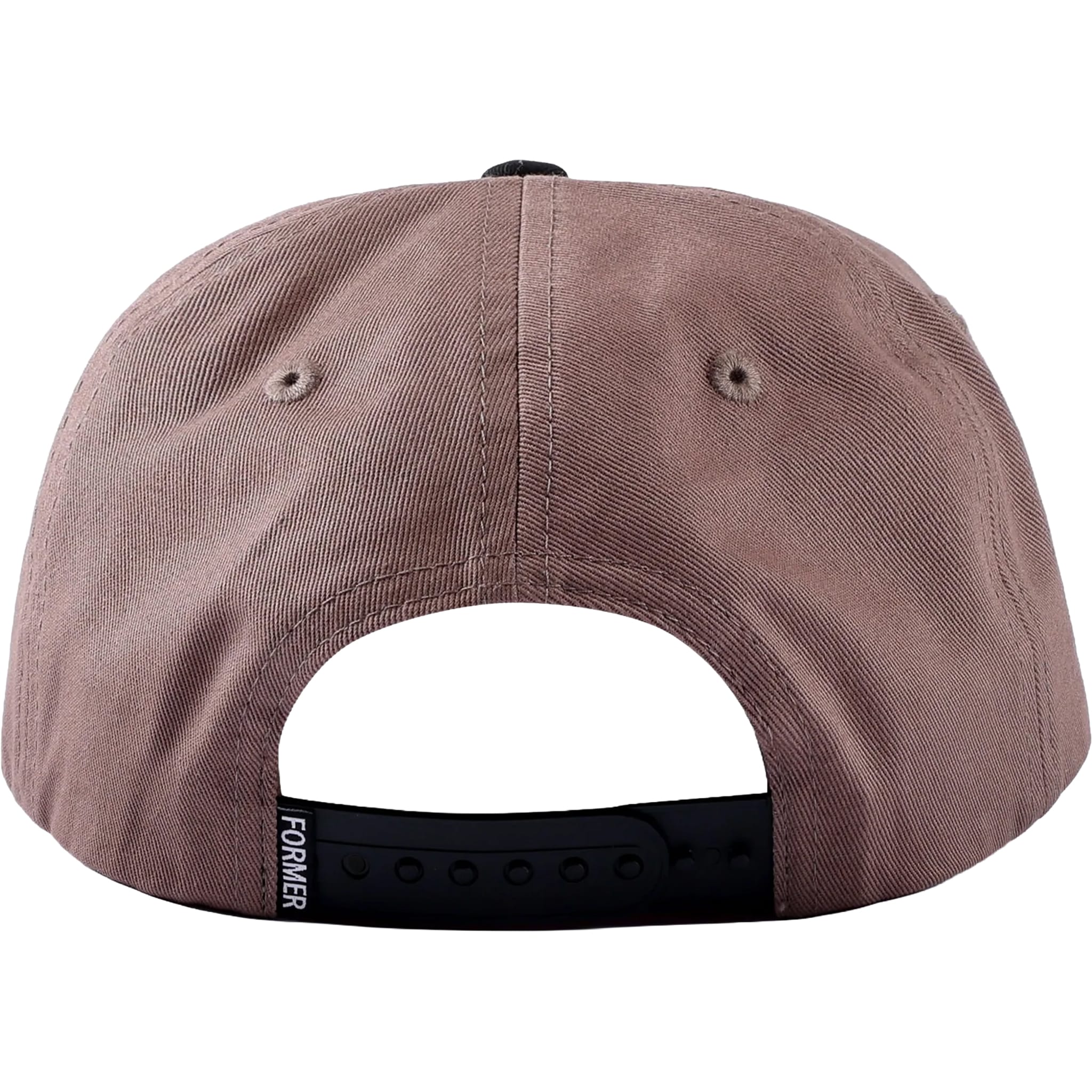 Former Slant F Snapback Cap Brown Hats