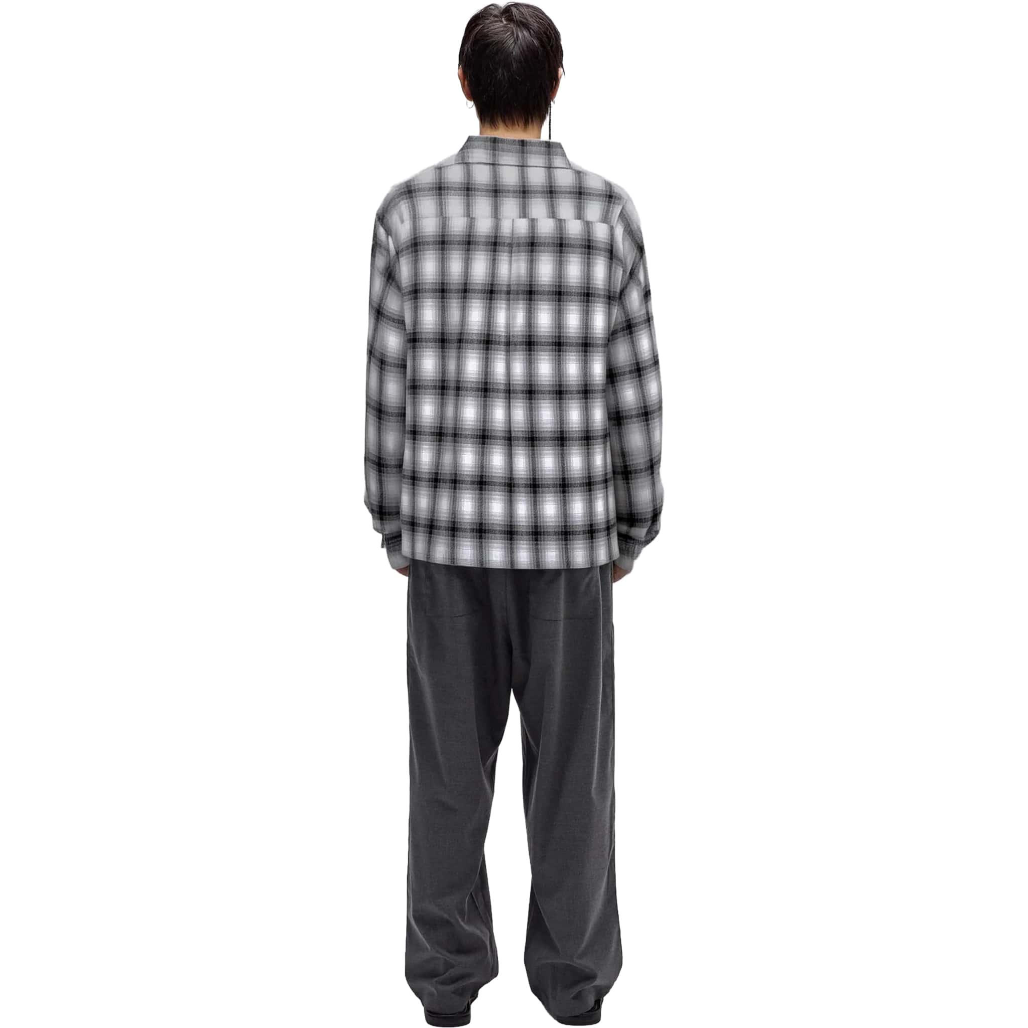 Former Vivian Flannel LS Shirt Grey Button Up