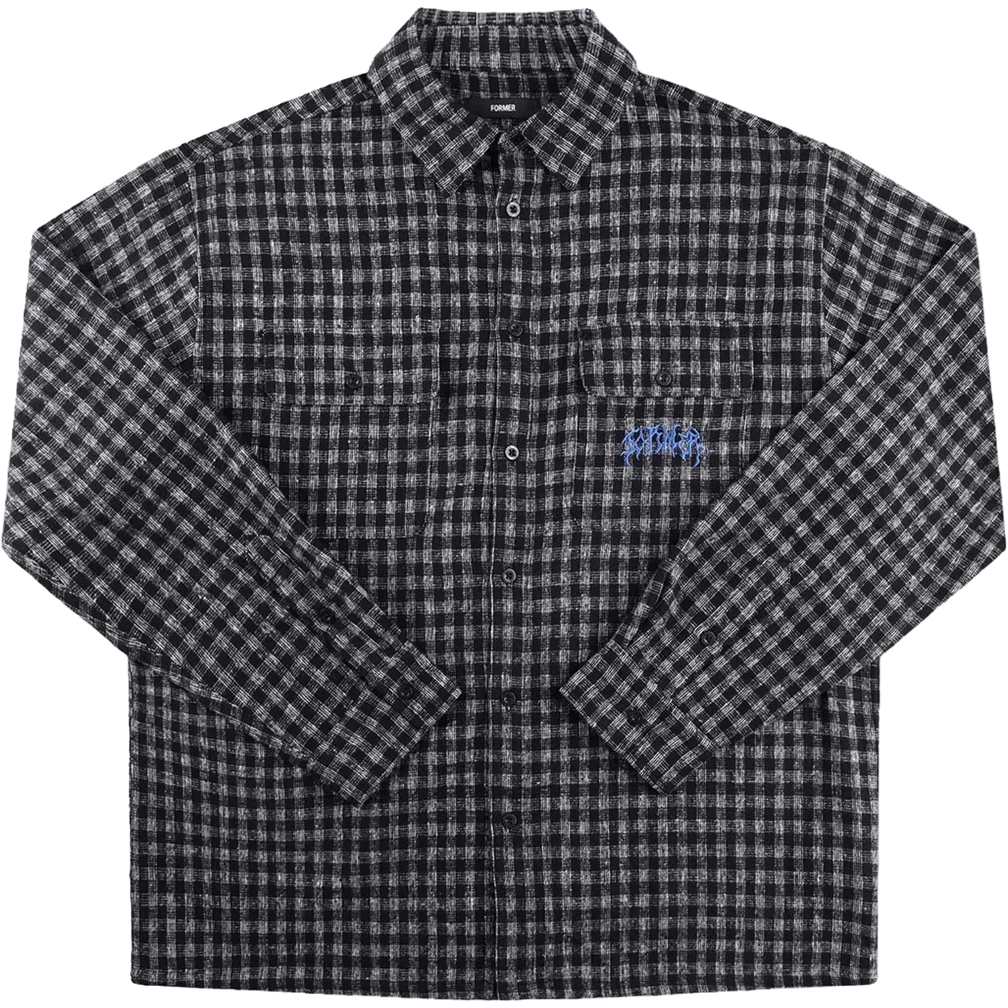 Former Vivian Flannel Shirt Worn Black Button Up