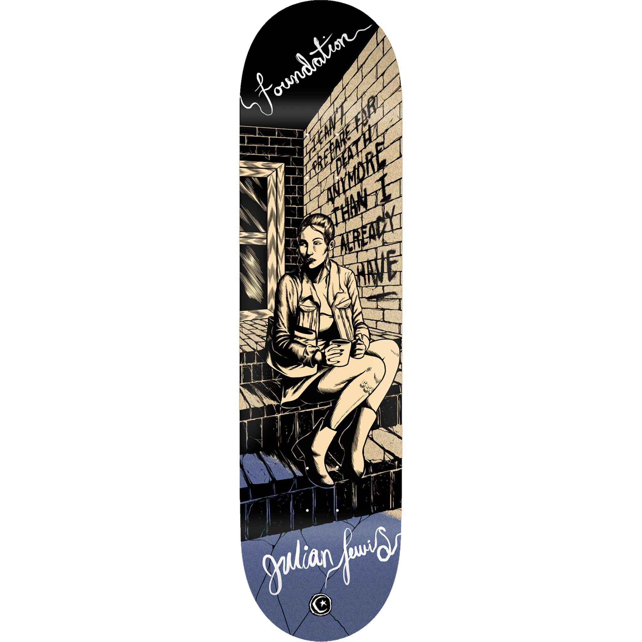 Foundation Lewis Kings Crossing Skateboard Deck 8.25" Skateboard