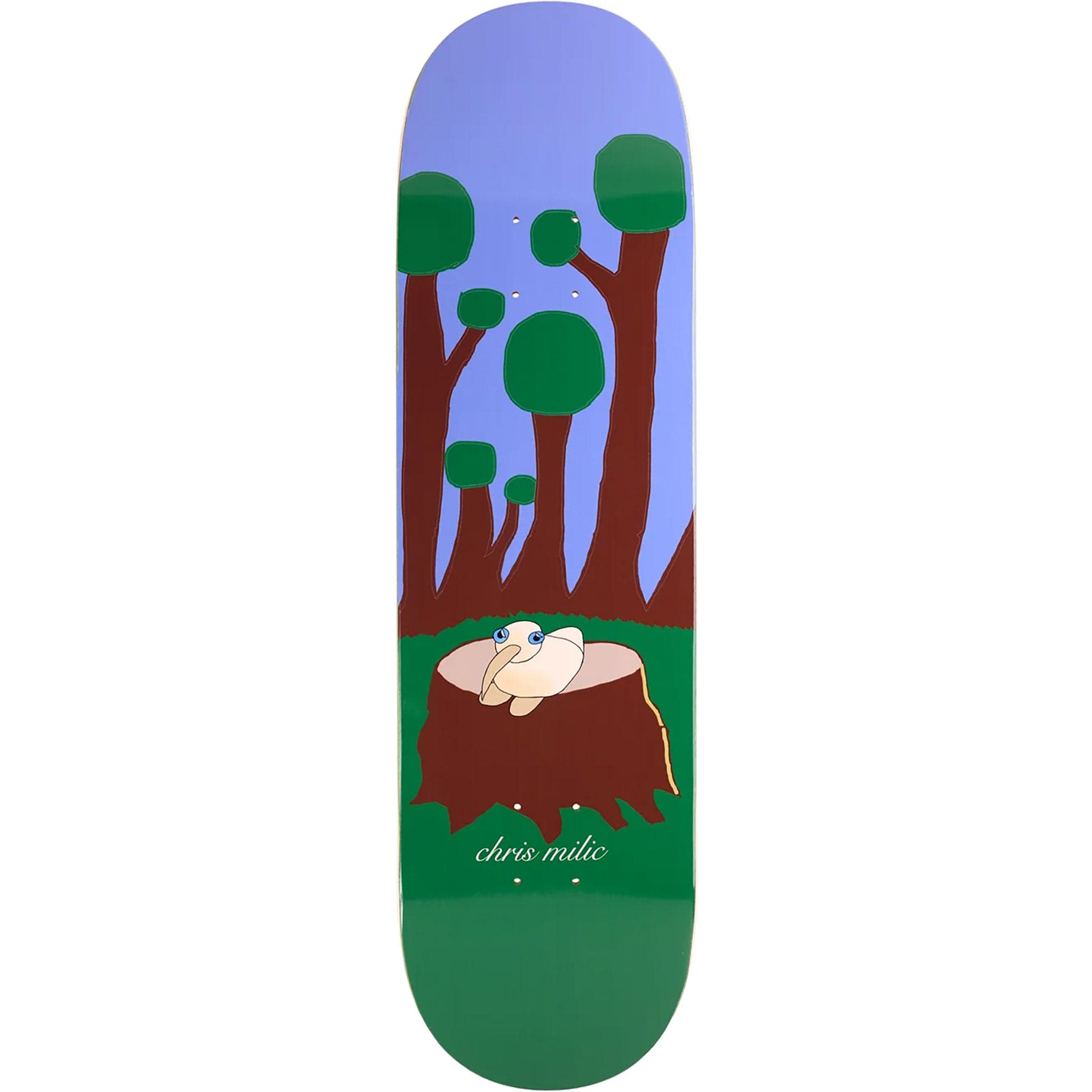 Frog Tree Trunk (Chris Milic) 8.38" Skateboard Deck Skateboard