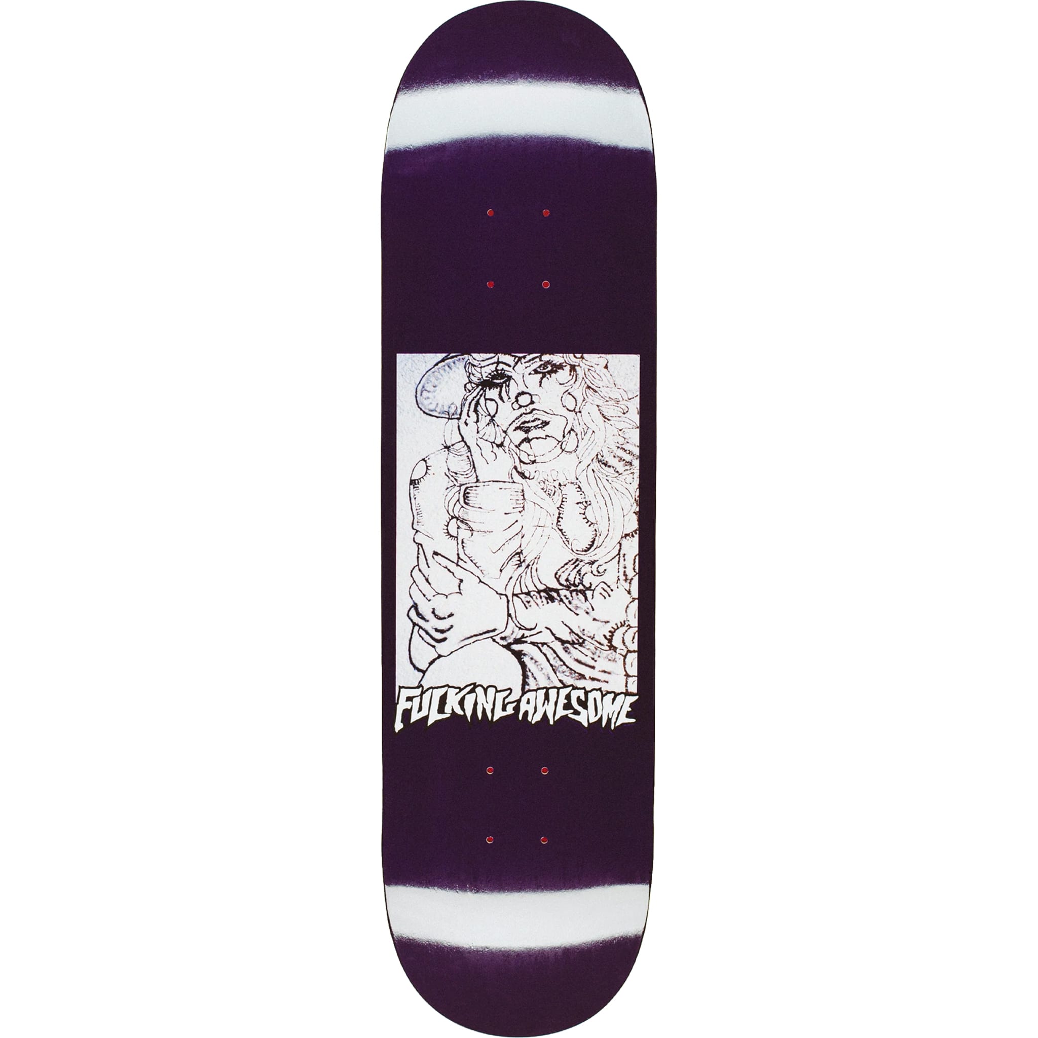 Fucking Awesome Louie Lopez Mural Twin Skateboard Deck 8.38" Skateboard