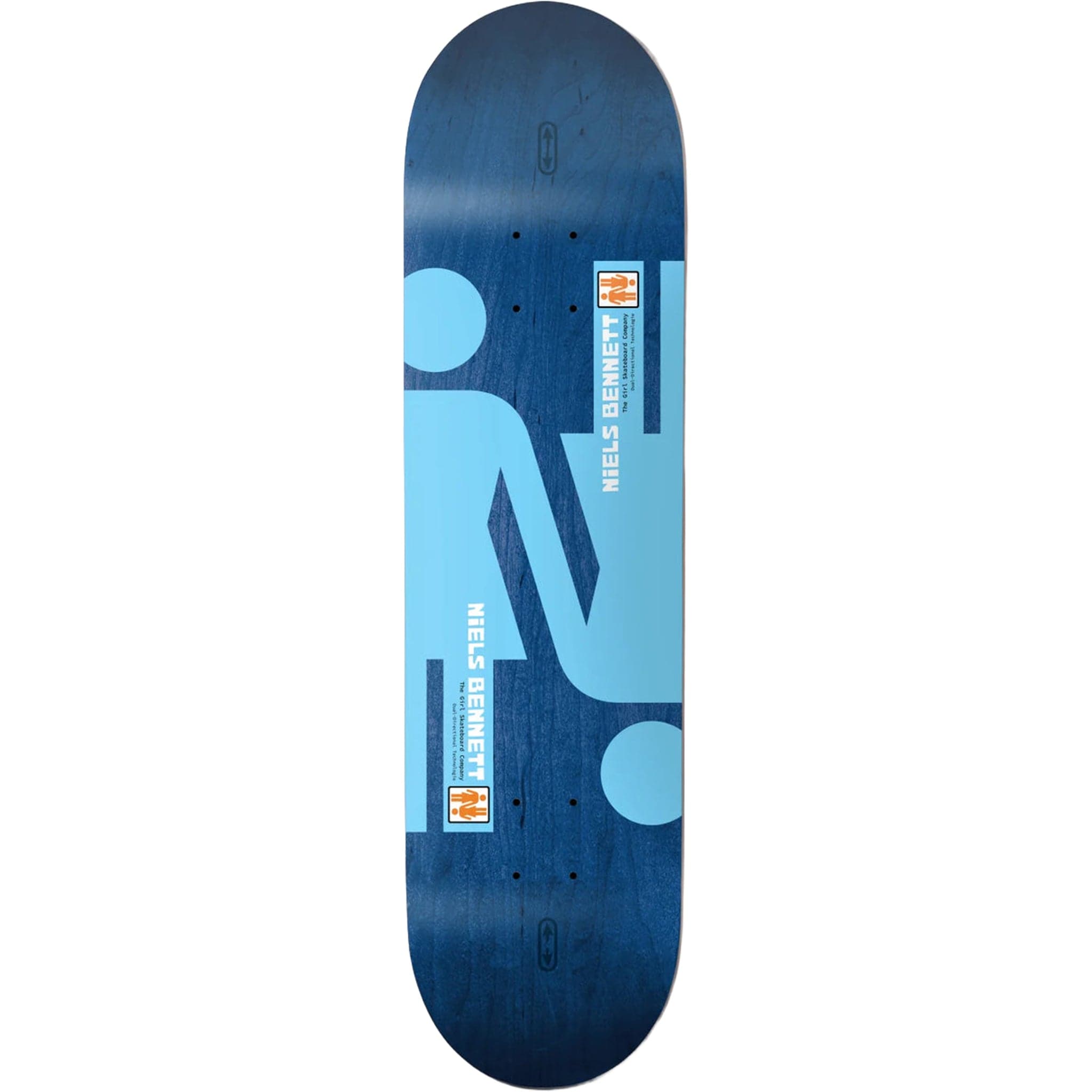 Girl Bennett Double OG Twin Tip Skateboard Deck 8" Skateboard