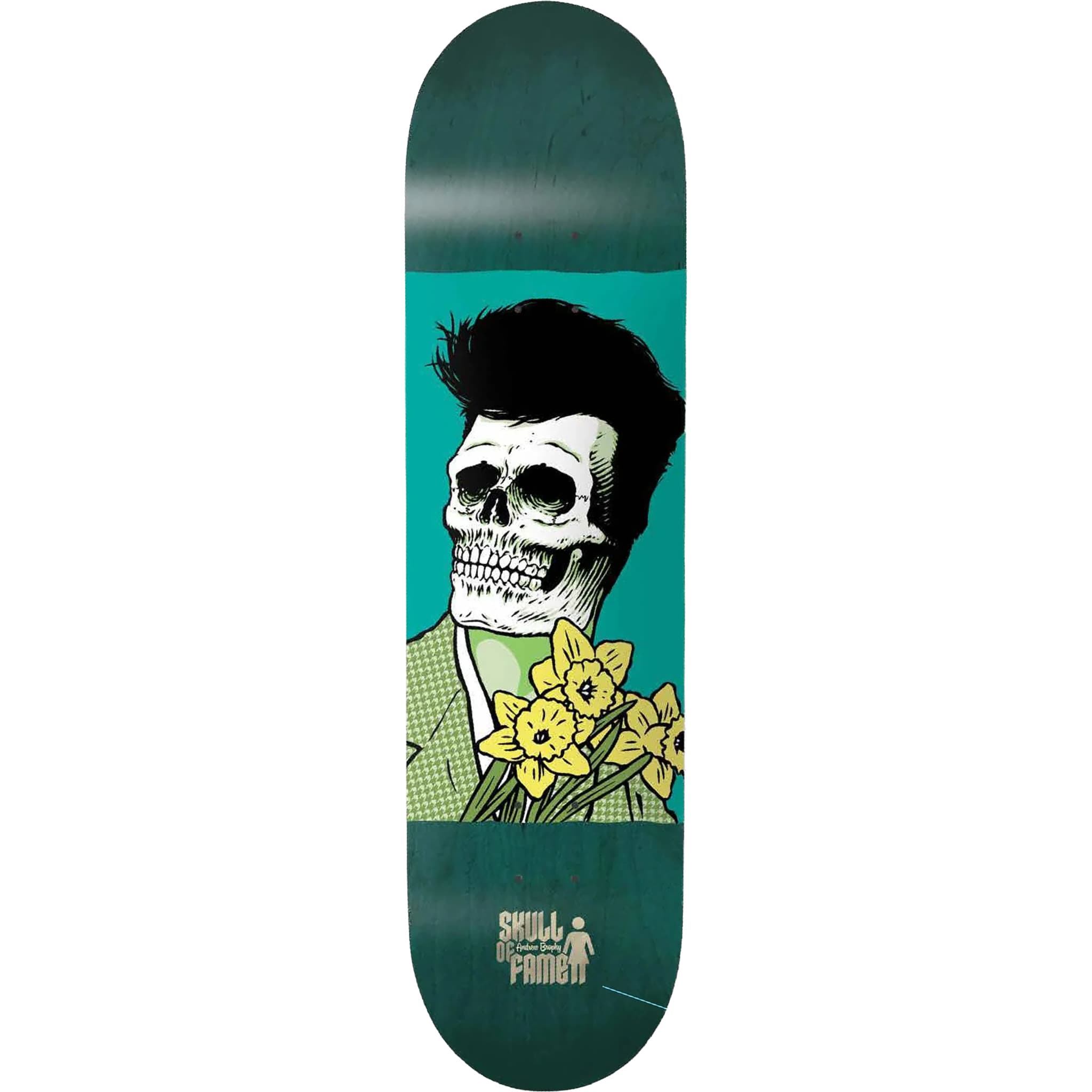Girl Brophy Skull Of Fame Skateboard Deck 8.5" Skateboard