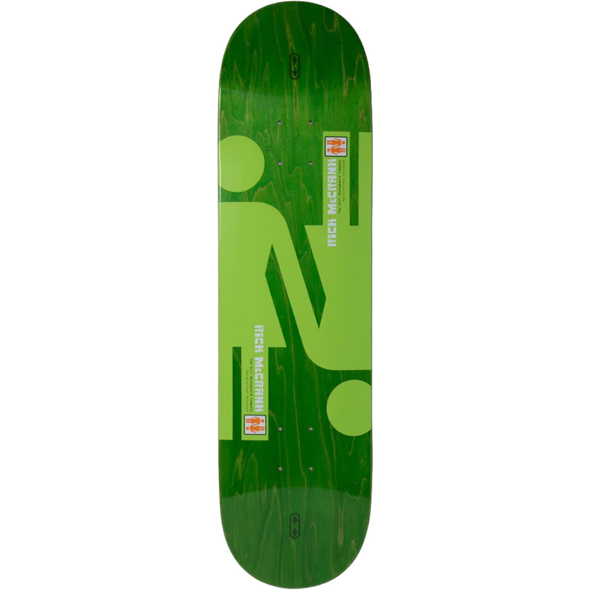 Girl McCrank Double OG Twin Tip Skateboard Deck 8.25" Skateboard