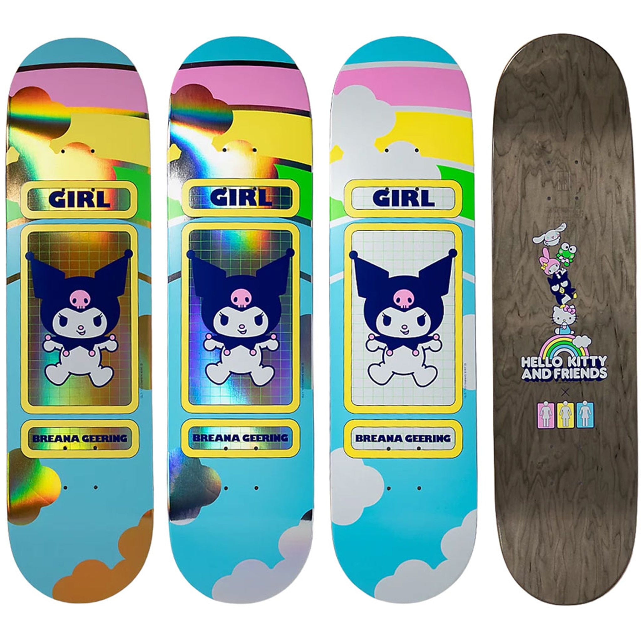 Girl X Hello Kitty & Friends Geering Rainbow Blind Bag Skateboard