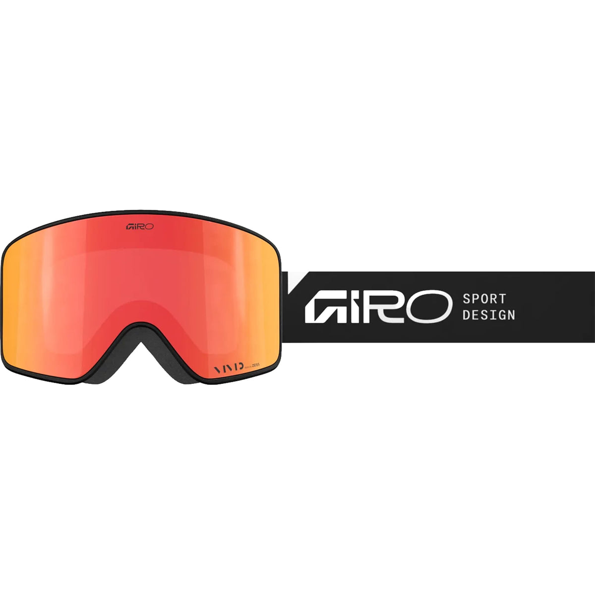 Giro Method Snow Goggle Black Stacked Vivid Ember 2027 Goggles