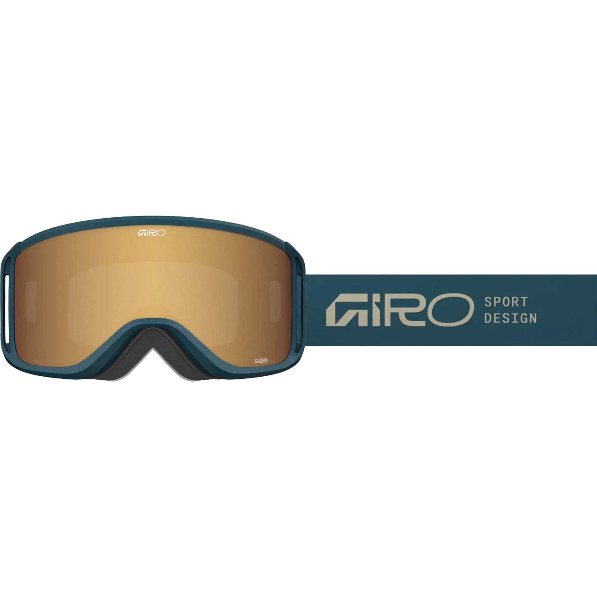 Giro Sagen Goggle Teal Stacked Amber Gold Yellow Goggles