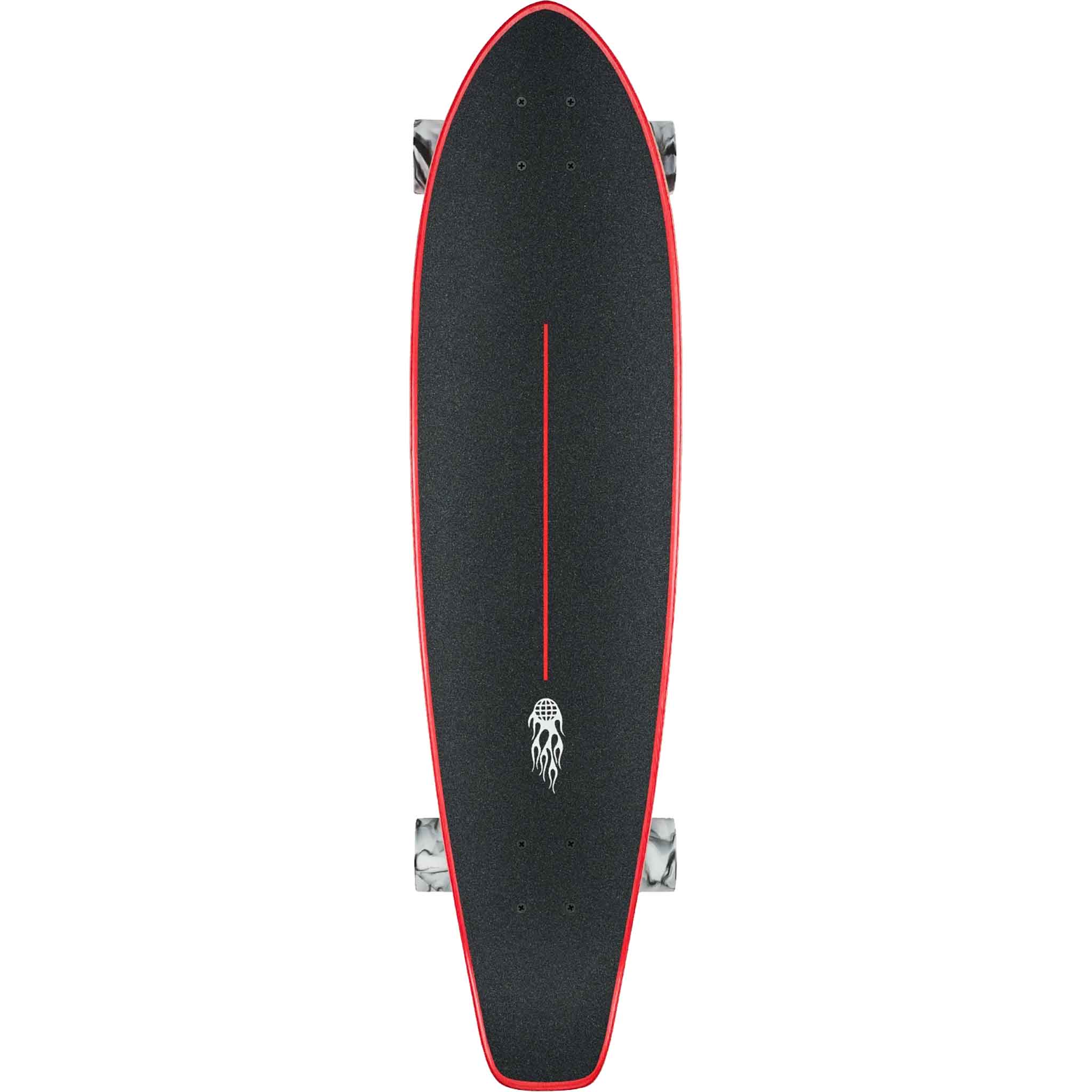 Globe All Time Red Flames 35" Complete Longboard Complete