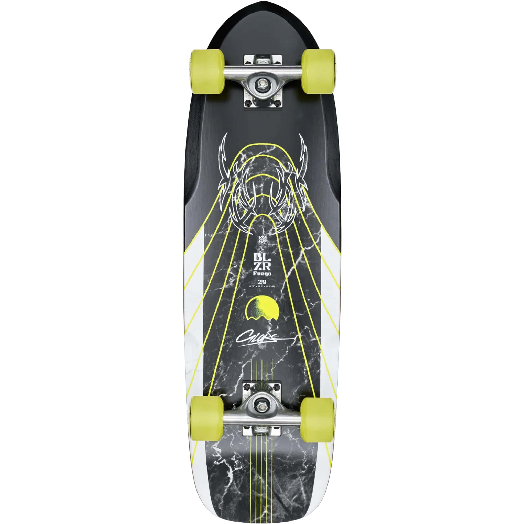 Globe Blazer Fuego Cruiser Complete Bamboo Green 29" Longboard Complete