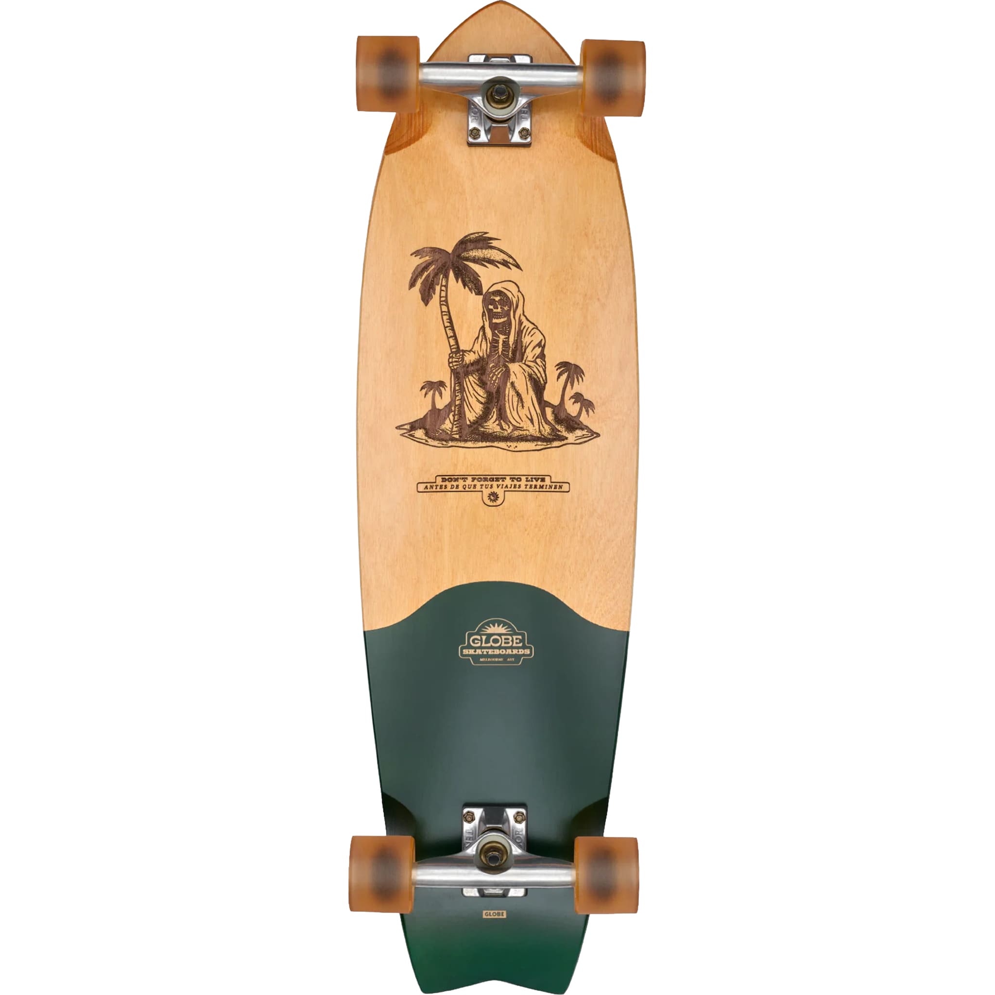 Globe Chromantic Cruiser Complete Beach Bum 33" Longboard Complete