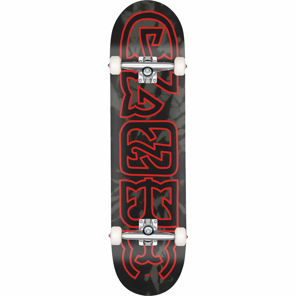 Globe G0 Heyman Skateboard Complete Black Dye Red 8" Skateboard Complete