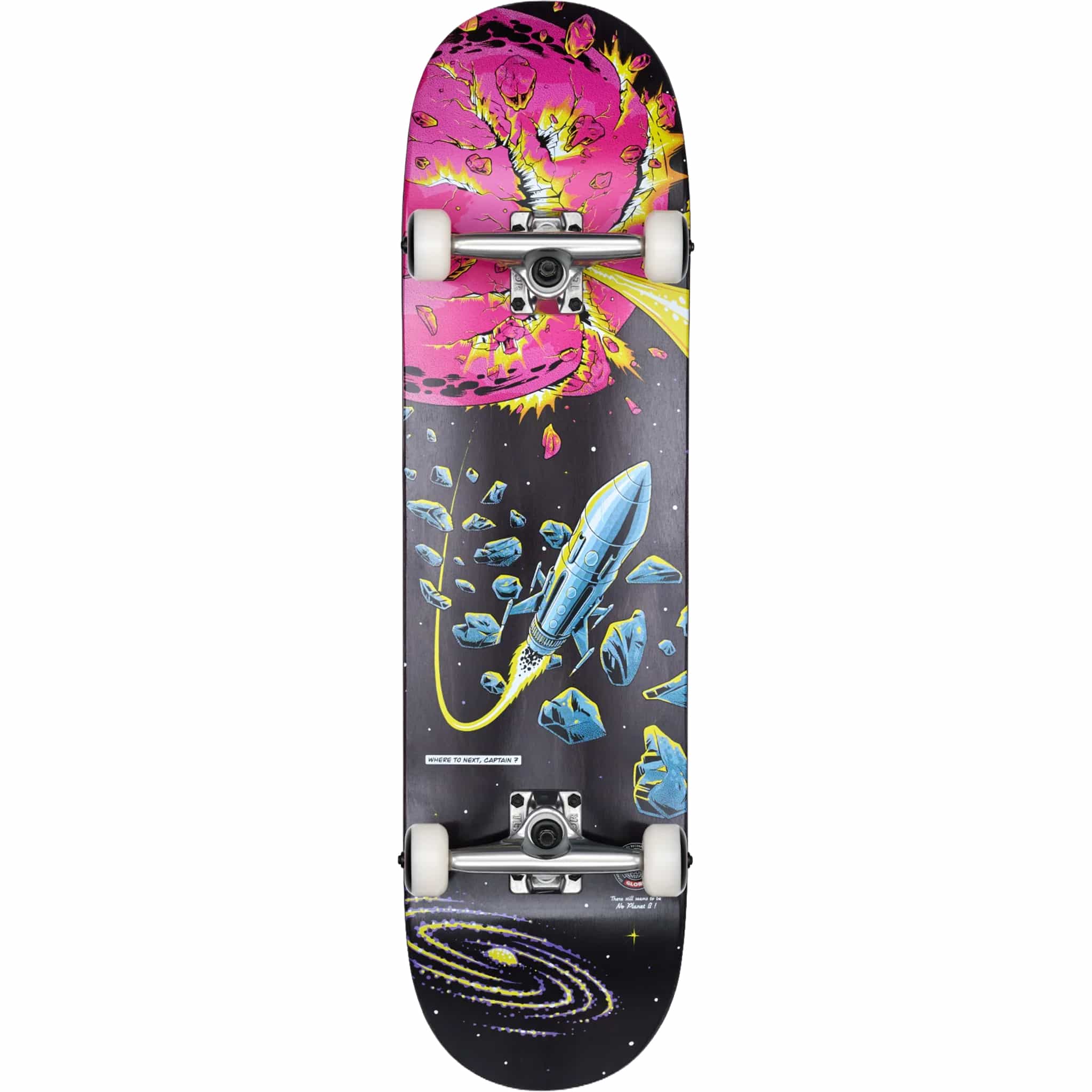 Globe G1 Where To Next Skateboard Complete Black Maple Recon 8.375" Skateboard Complete
