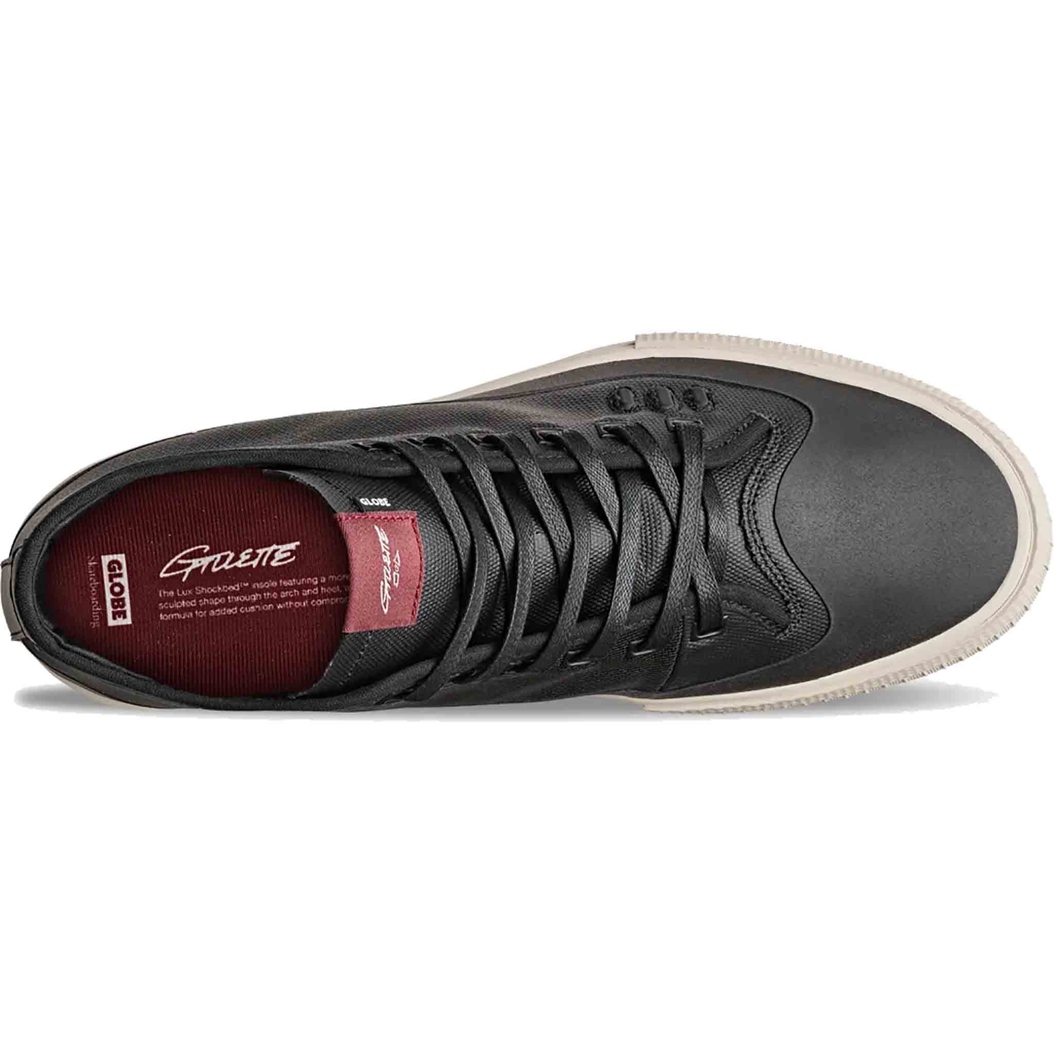 Globe Gilette Mid Black Cream Shoes