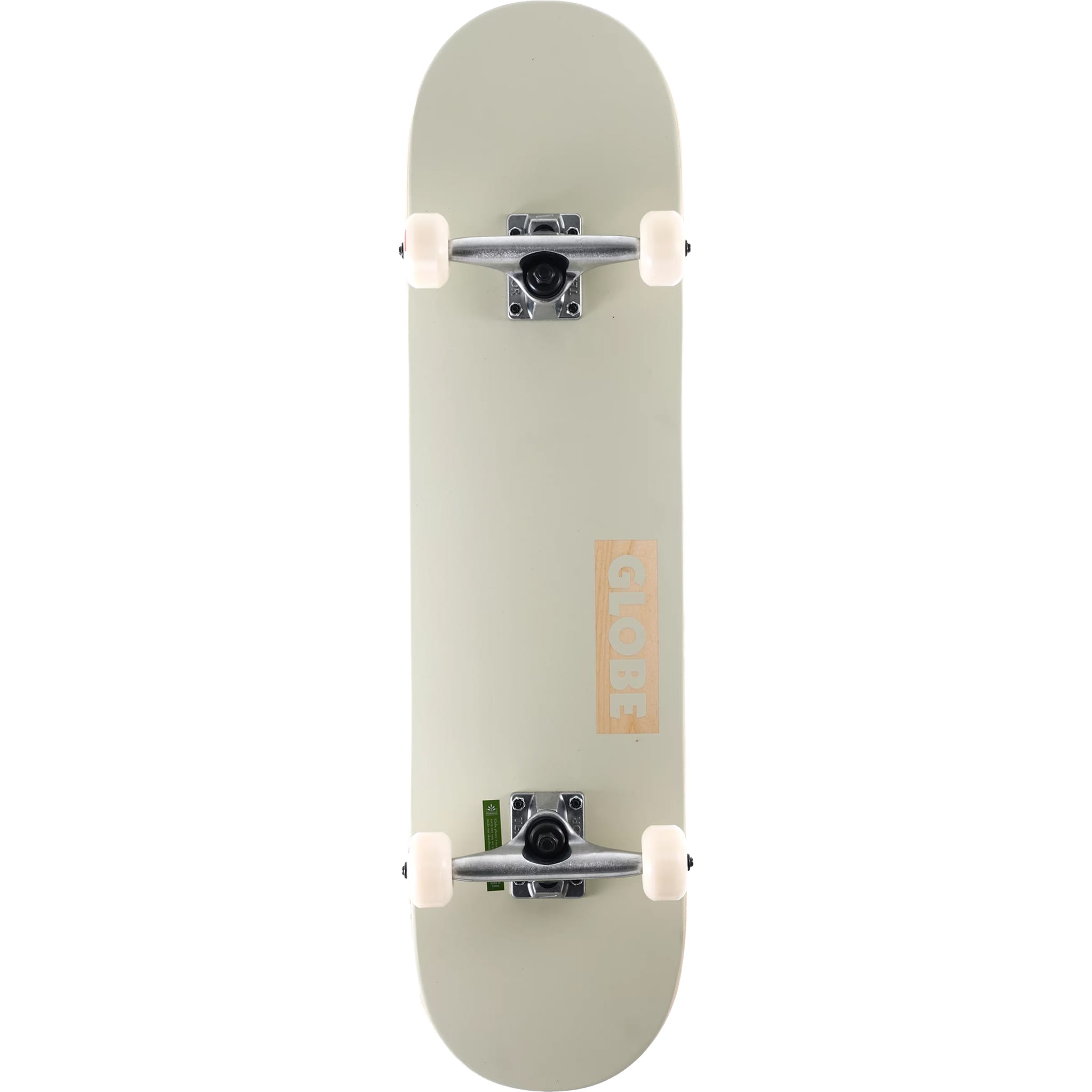 Globe Goodstock Skateboard Complete Off White 8" Skateboard Complete