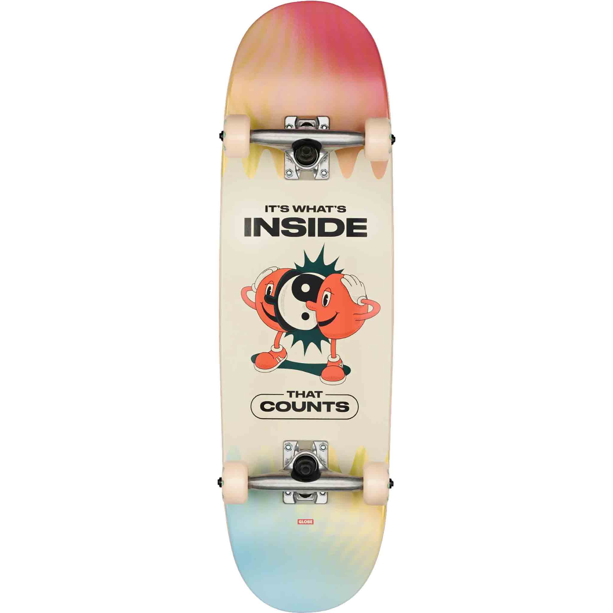 Globe Kids Wide Inner Balance 8.25" Mid Skateboard Complete Skateboard Complete