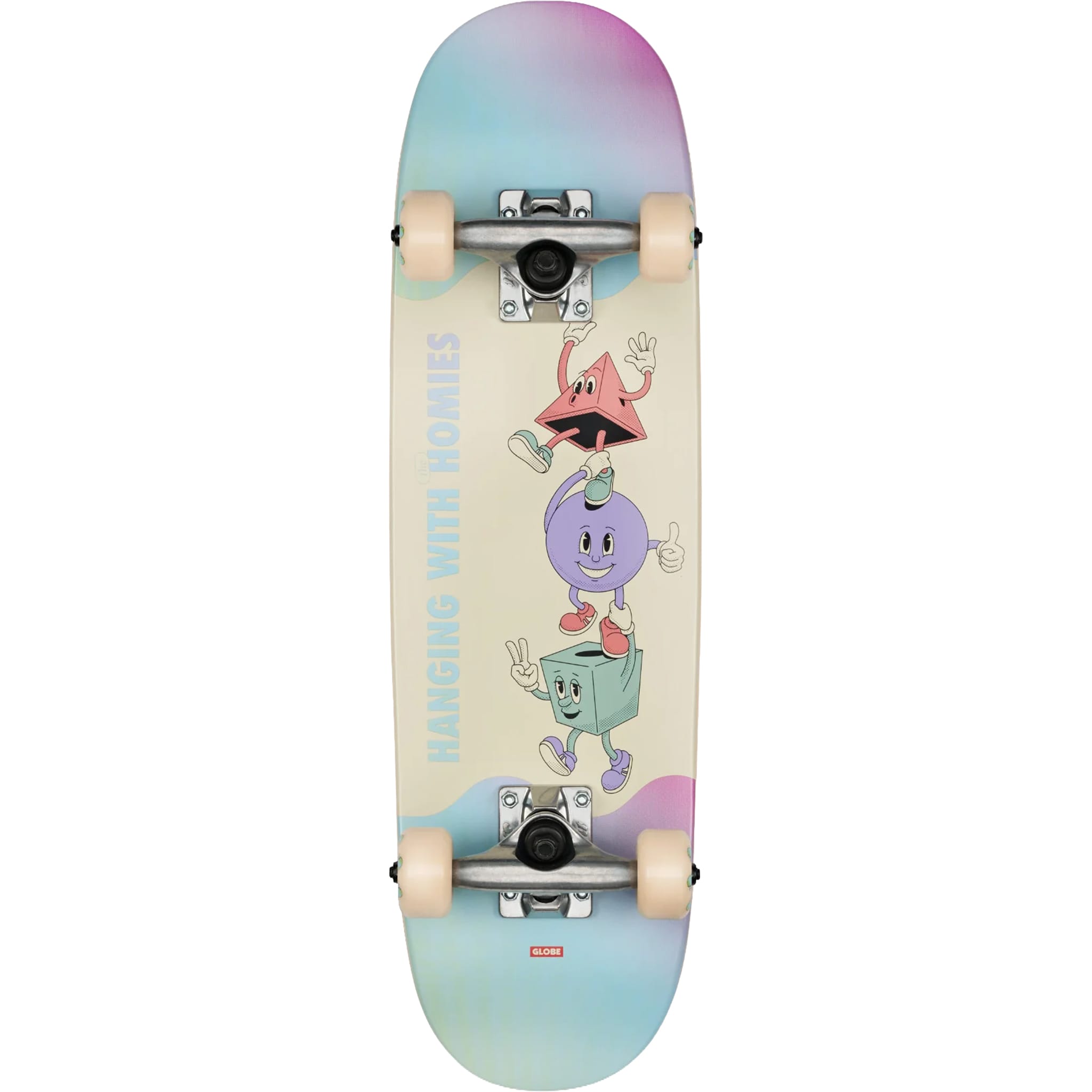 Globe Kids Wide Micro Skateboard Complete Hangin 7.125" Skateboard Complete