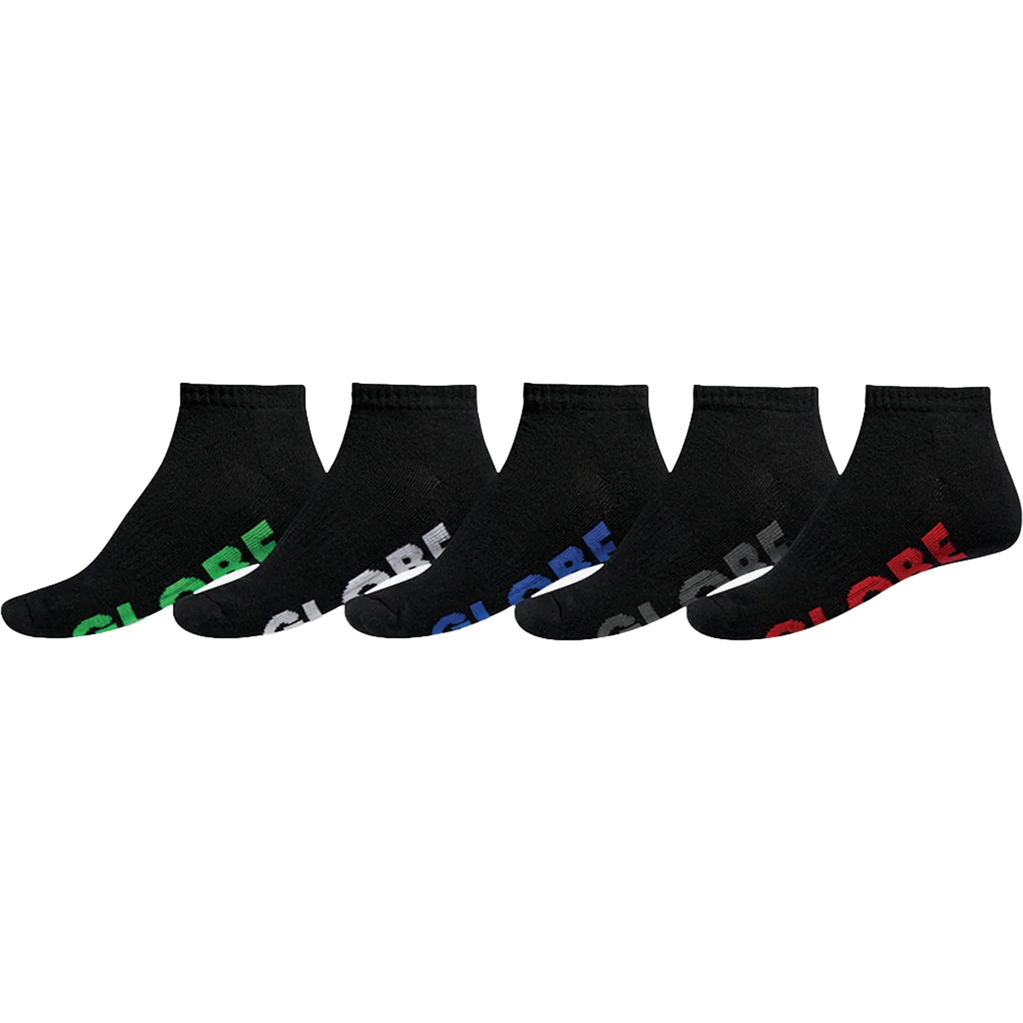 Globe Stealth Ankle Sock 5-Pack Black Socks