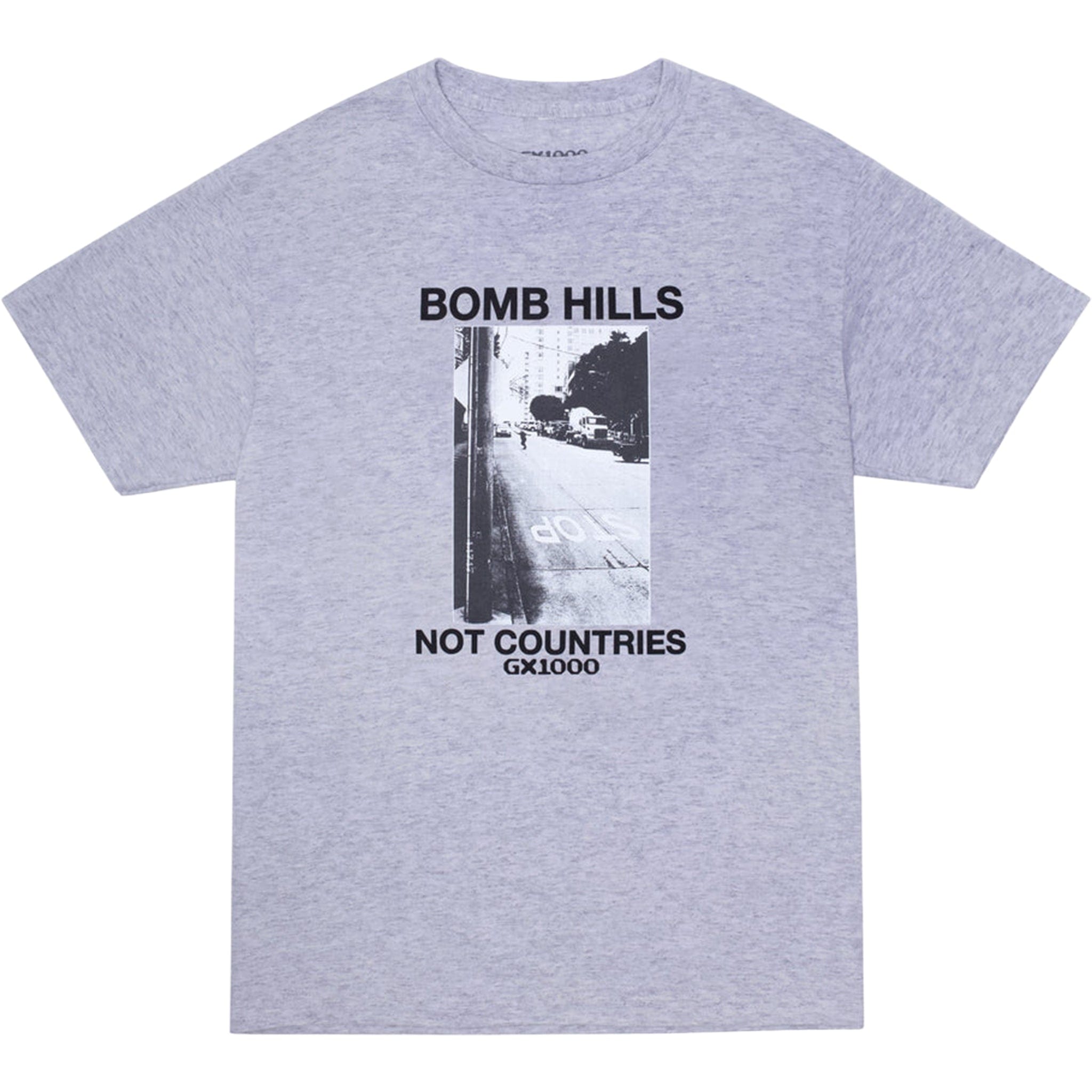 GX1000 Bomb Hills T-Shirt Heather Grey T Shirt