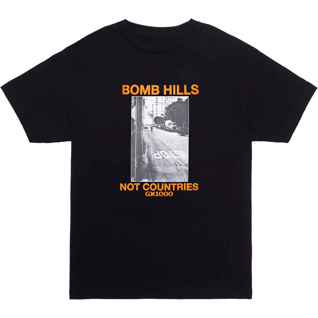 GX1000 Bomb Hills Tee Black Orange Sweatshirts
