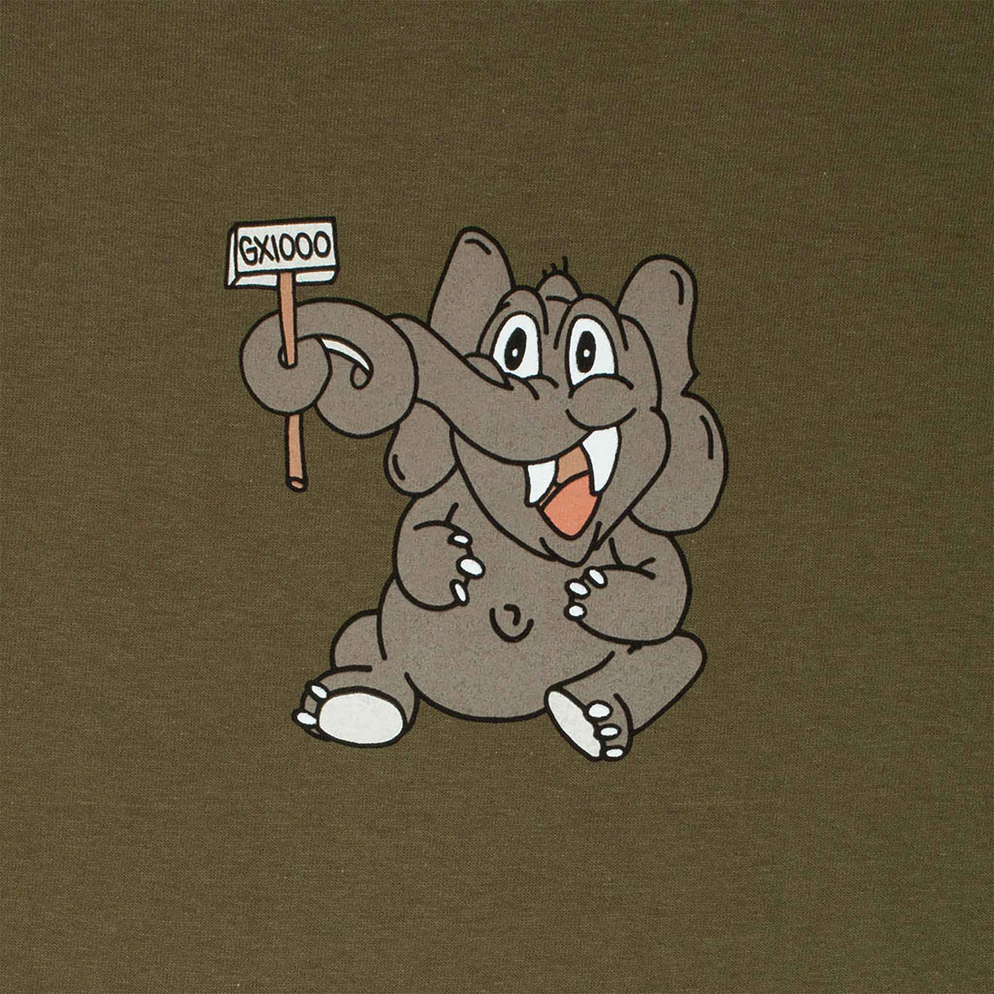 GX1000 Elephant Tee Green T Shirt