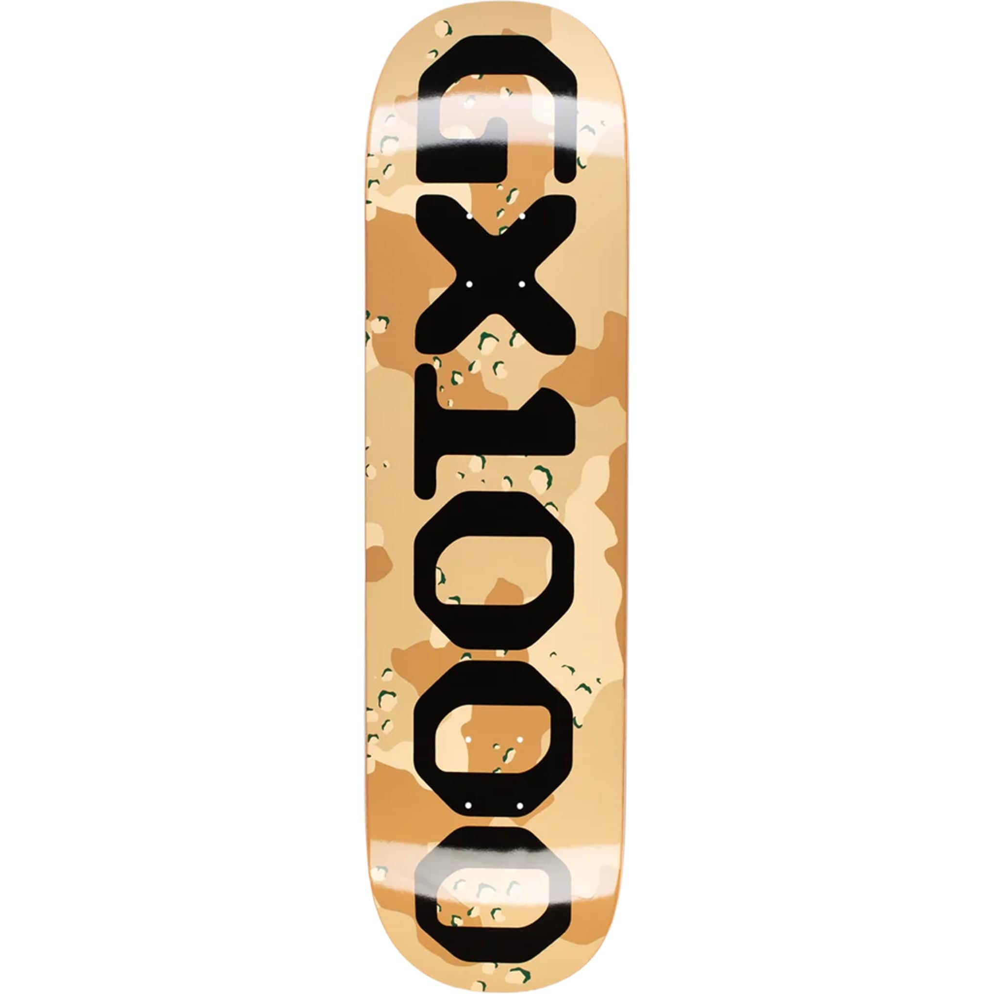 GX1000 OG Logo Camo Black Skateboard Deck 8.25" Skateboard