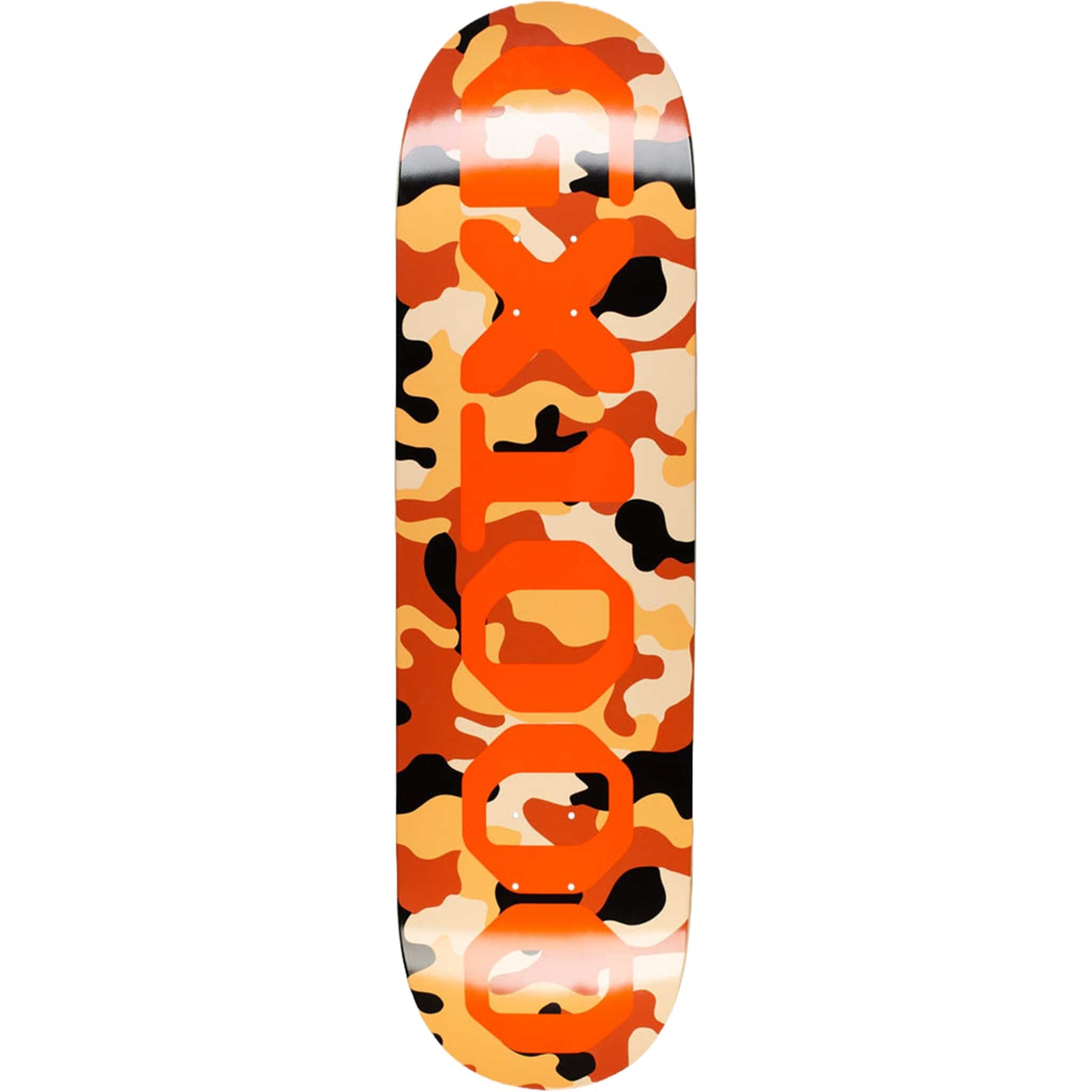 GX1000 OG Logo Camo Orange Skateboard Deck 8.75" Skateboard