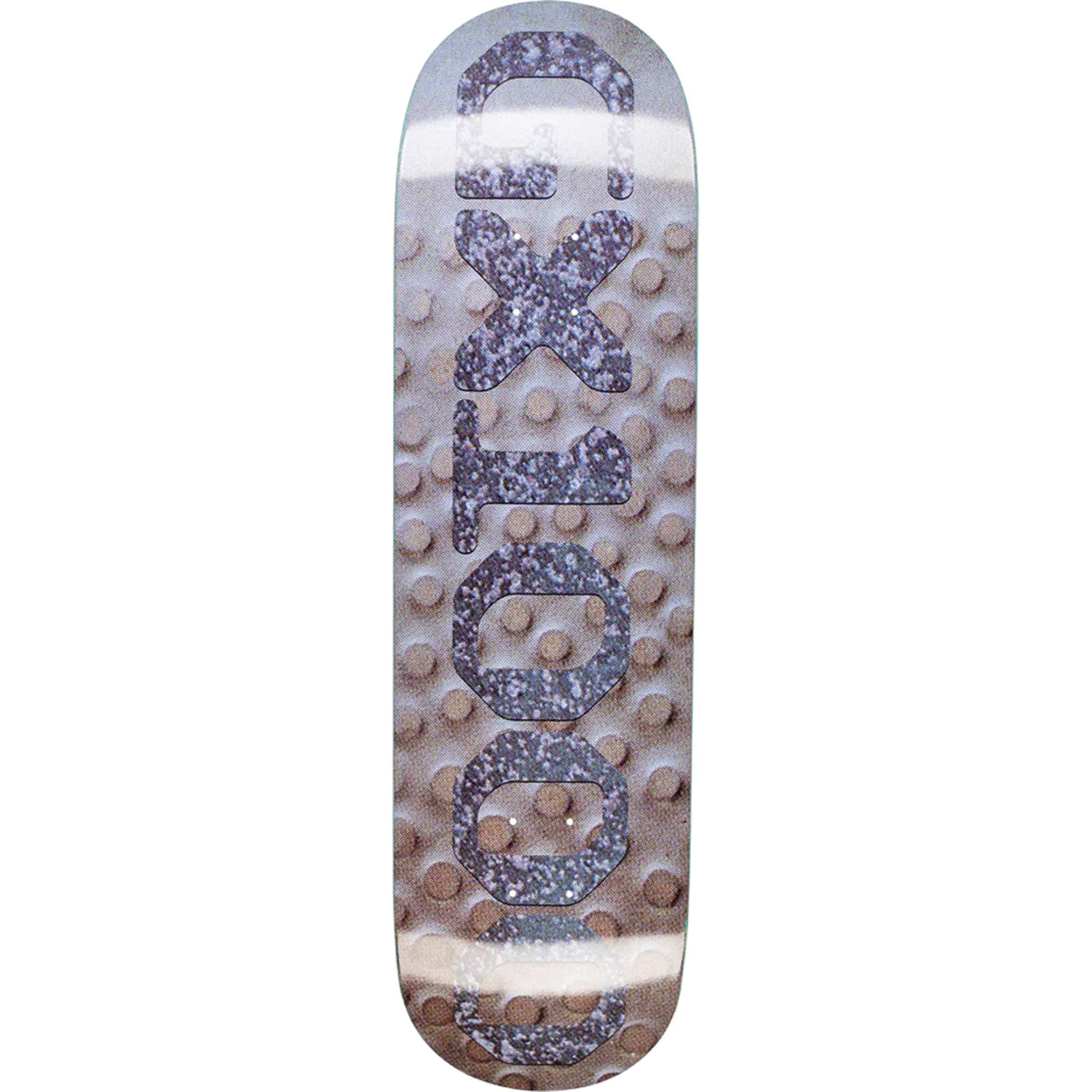 GX1000 OG Logo Patina Silver Blue Skateboard Deck 8.625" Skateboard