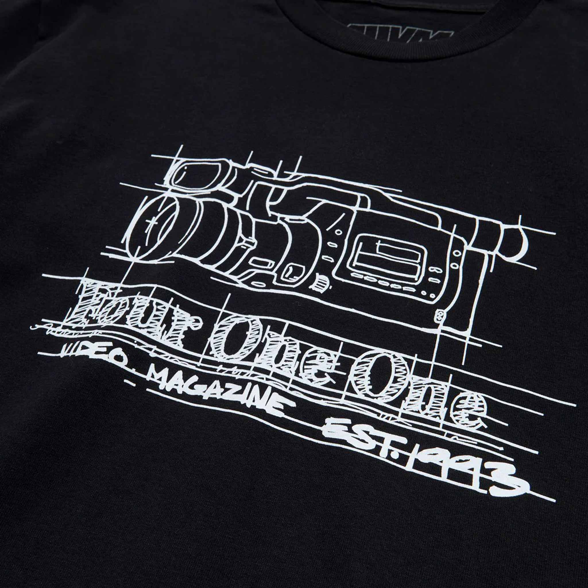 Heritage 411 VX Tee Black T Shirt