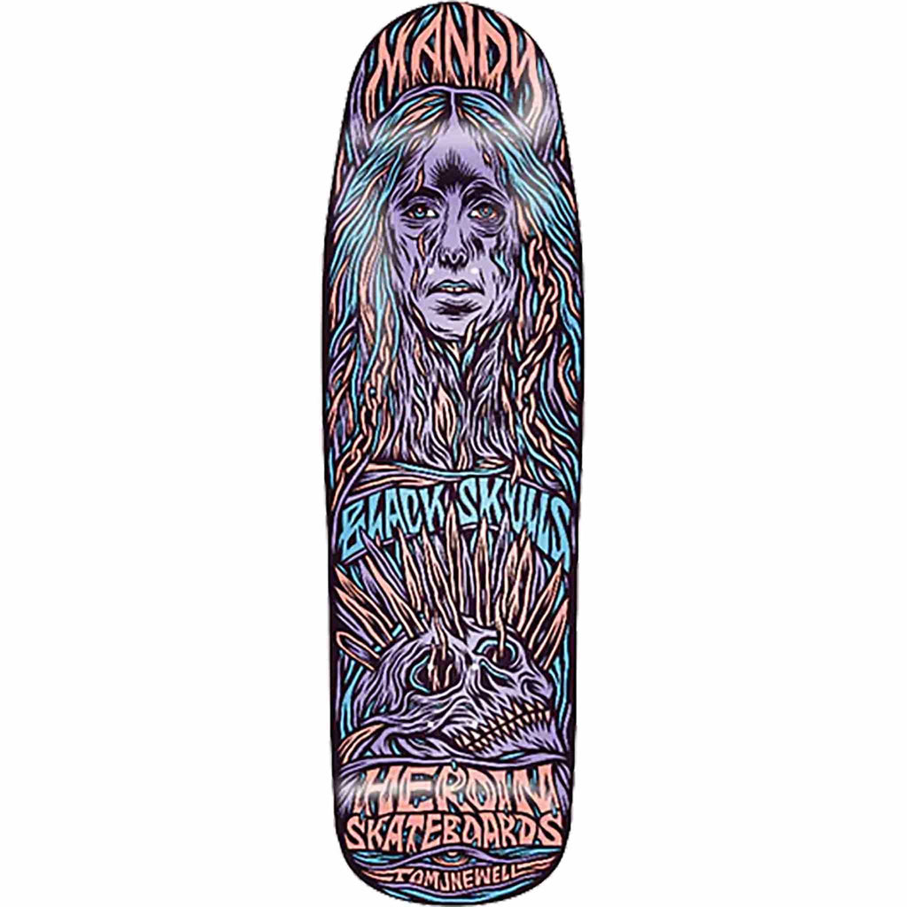 Heroin Mandy x Newell 9.25" Skateboard Deck Skateboard