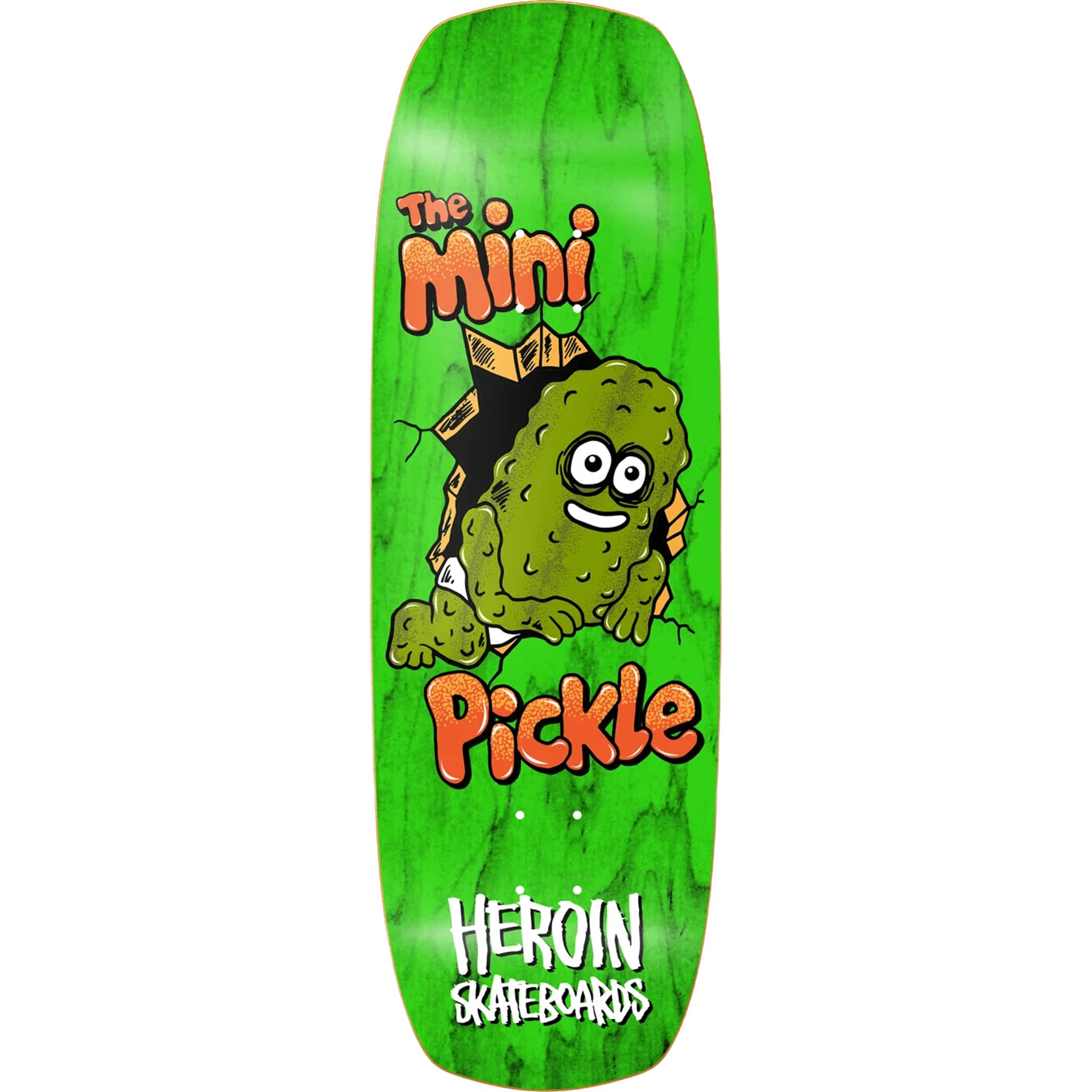 Heroin Mini Pickle Skateboard Deck 9.5" Skateboard