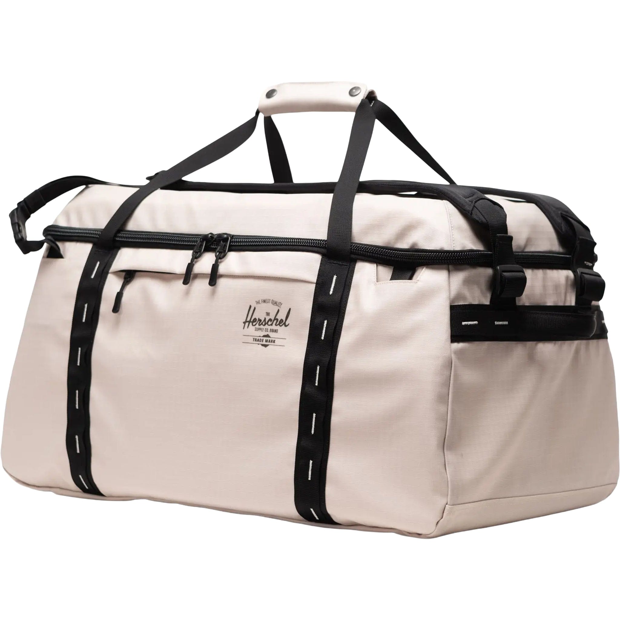 Herschel All Season Duffle 66L Moonbeam Black Bags