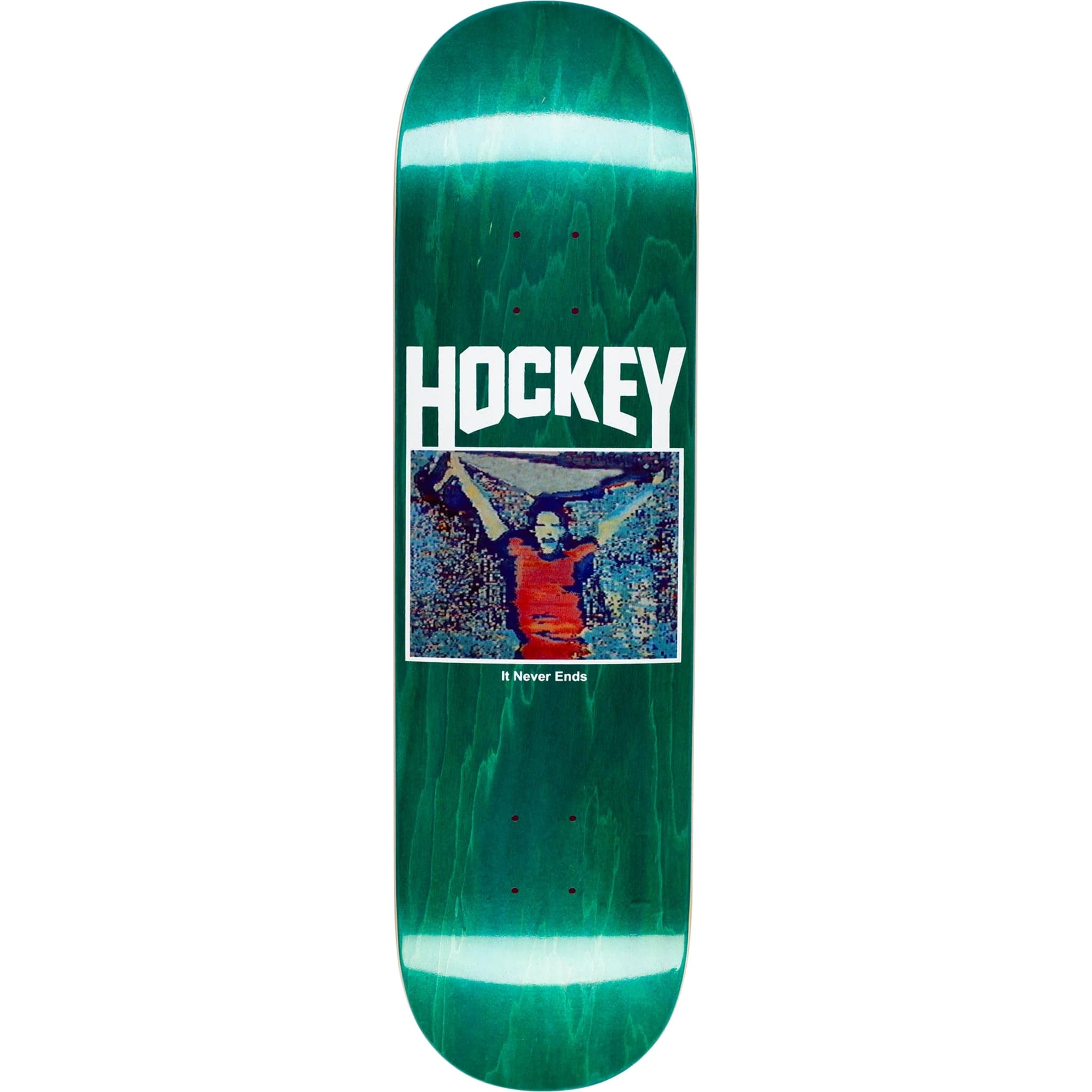 Hockey John Fitzgerald It Never Ends Skateboard Deck 8.25" Skateboard