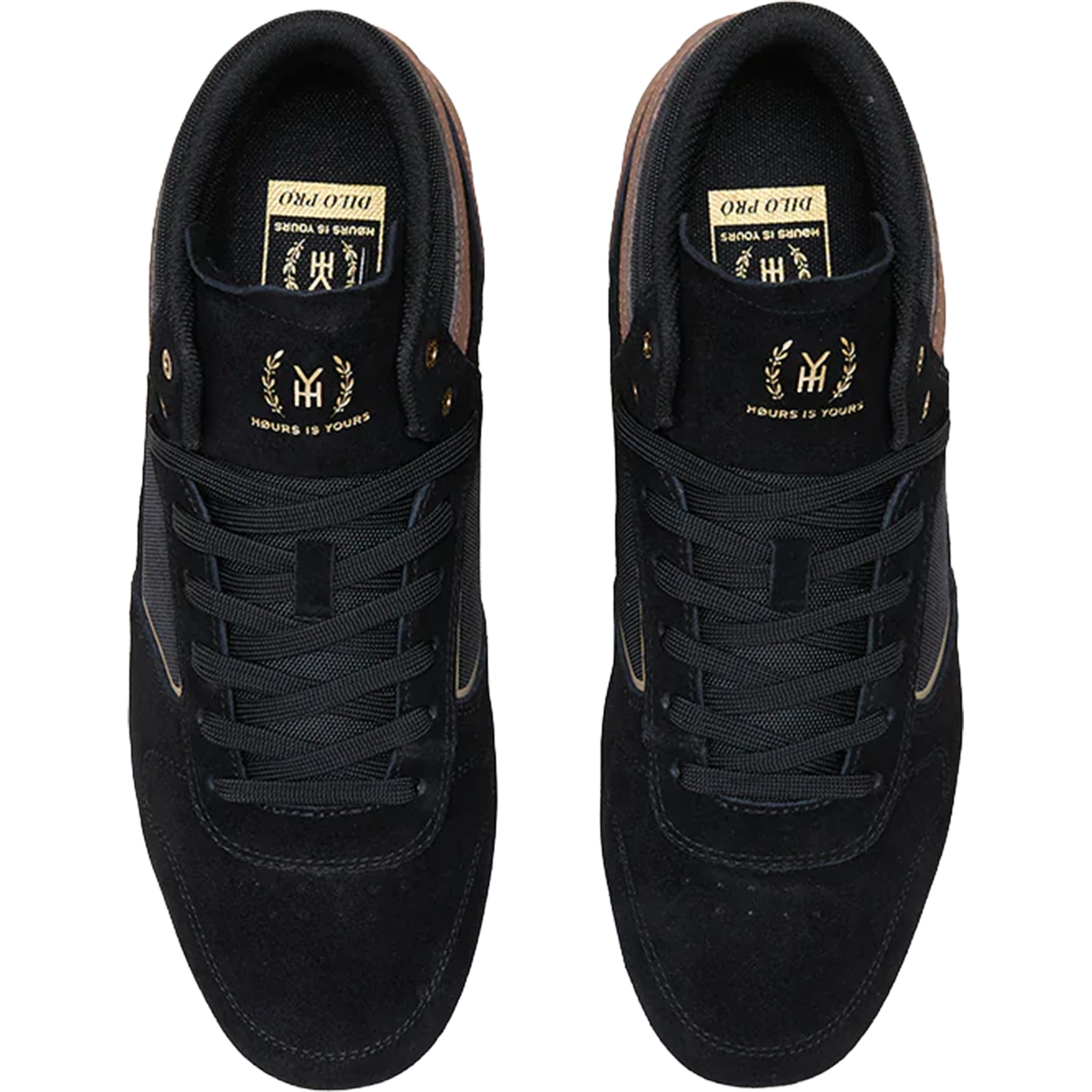 Hours Is Yours Dilo Pro Shoe Black Suede Brown Leather Shoes