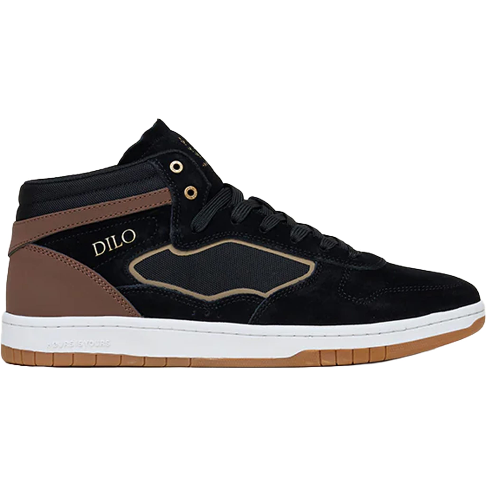 Hours Is Yours Dilo Pro Shoe Black Suede Brown Leather Shoes