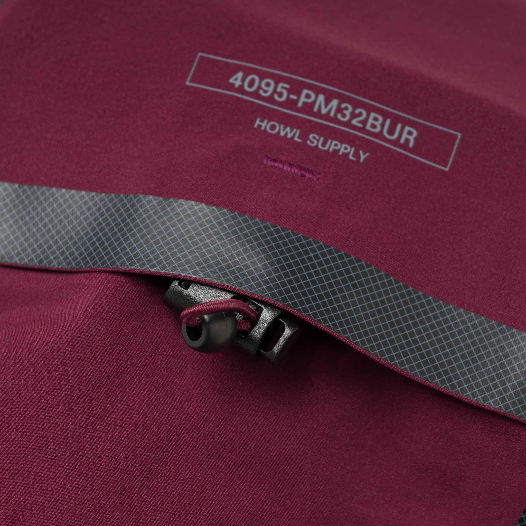 Howl Taped Jacket 2026 Burgundy Mens Snowboard Coat