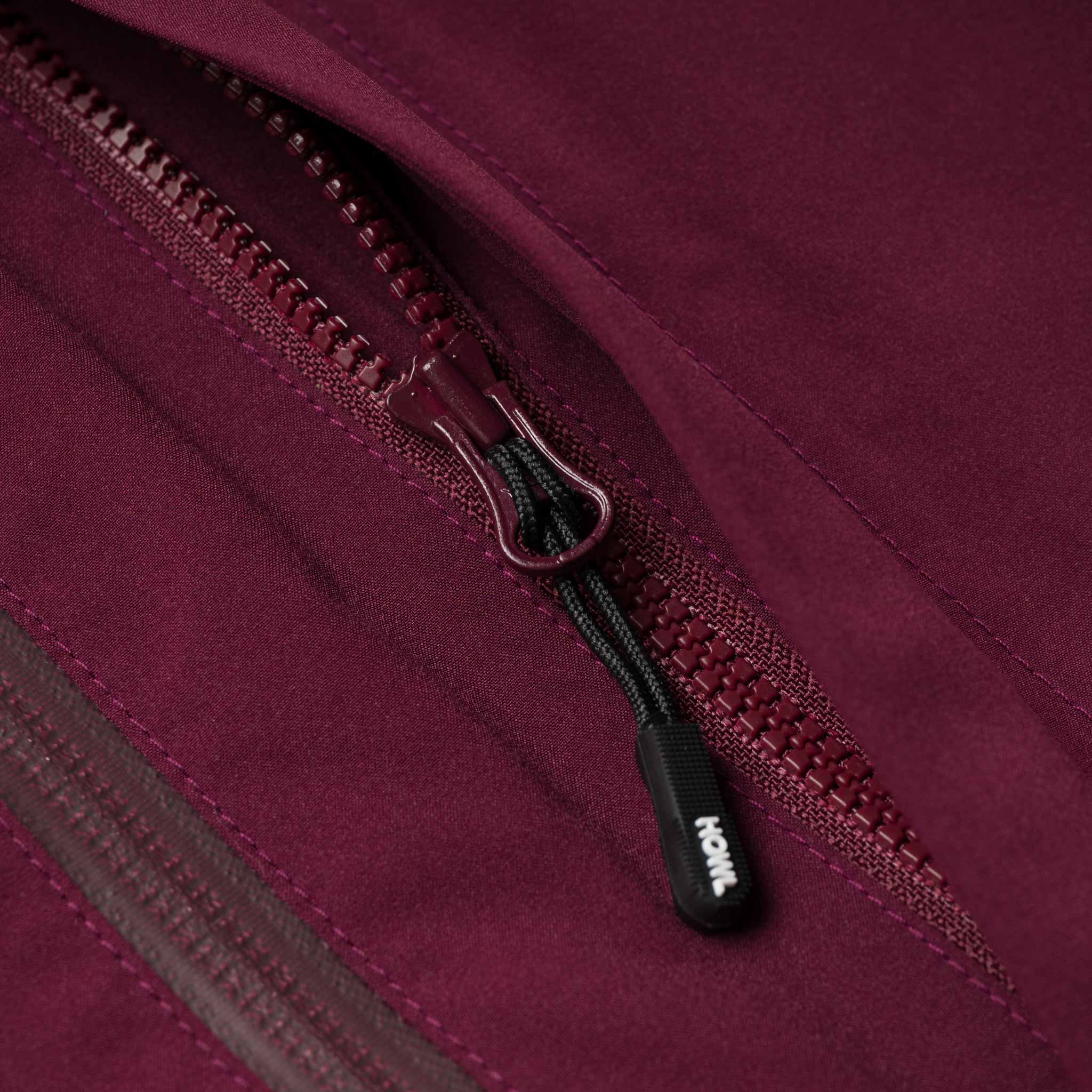 Howl Taped Jacket 2026 Burgundy Mens Snowboard Coat