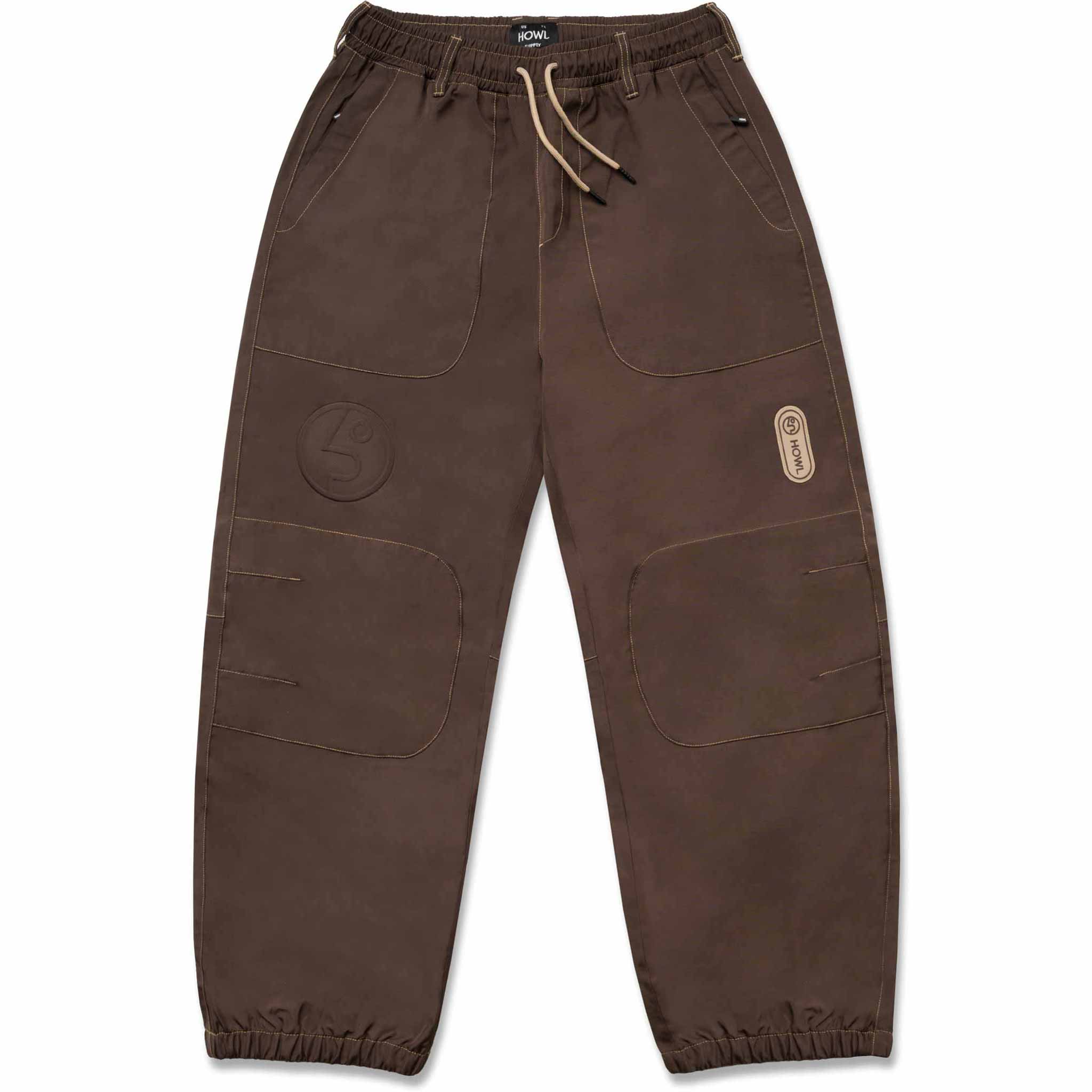 Howl X Public Pant 2026 Brown Mens Snowboard Pants