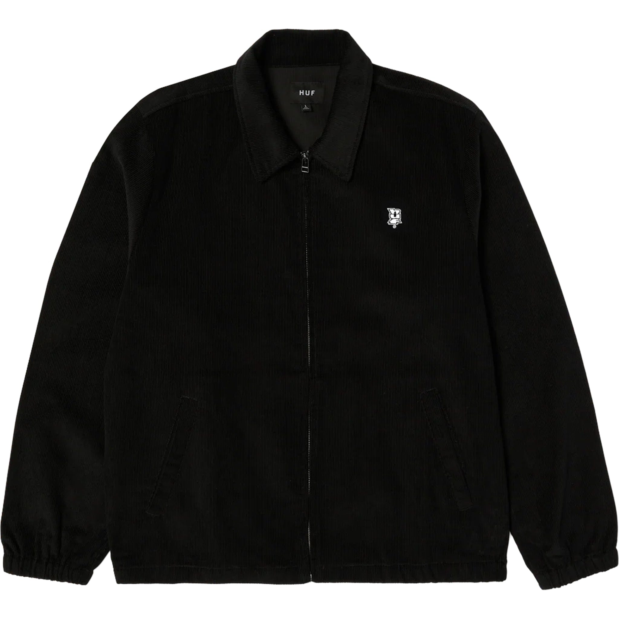 Huf 89 Corduroy Shop Jacket Black Casual Jackets