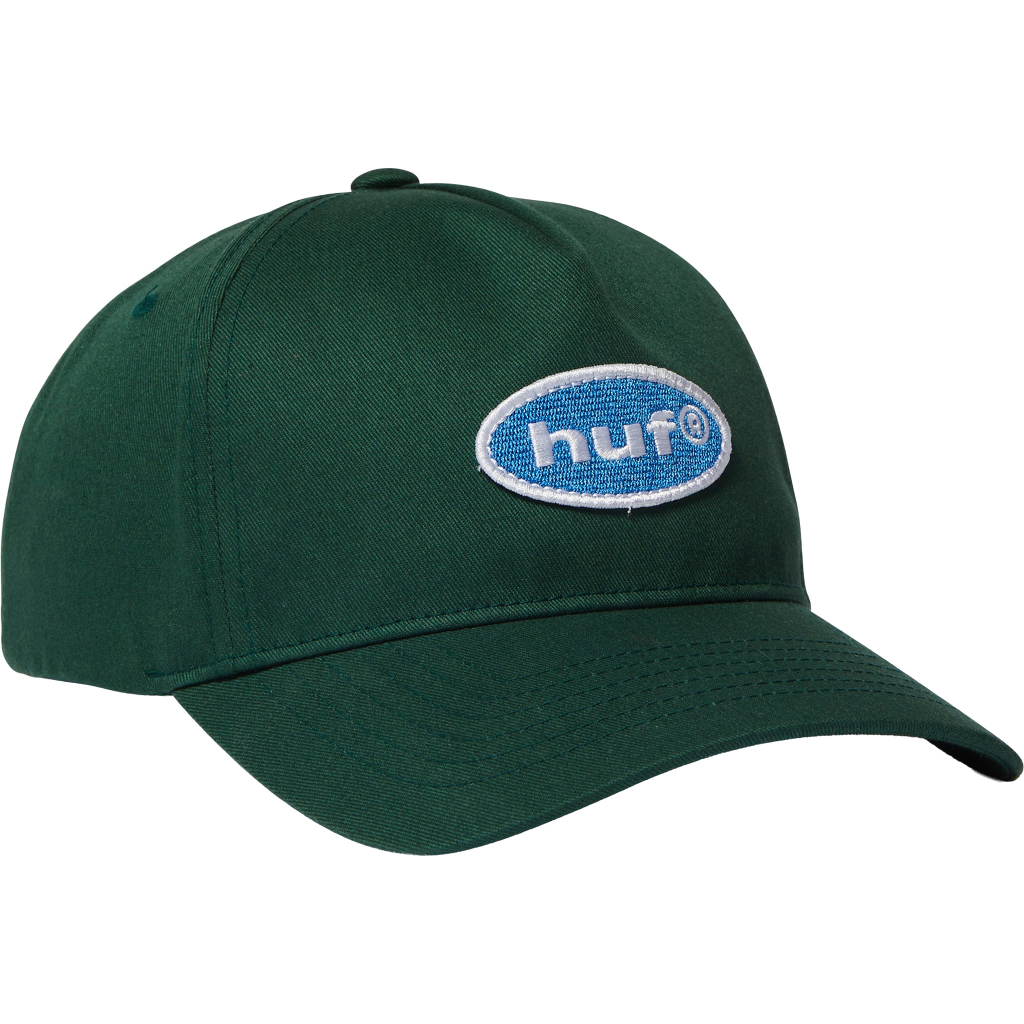 Huf 89 Oval 5 Panel Hat Forest Green Hats