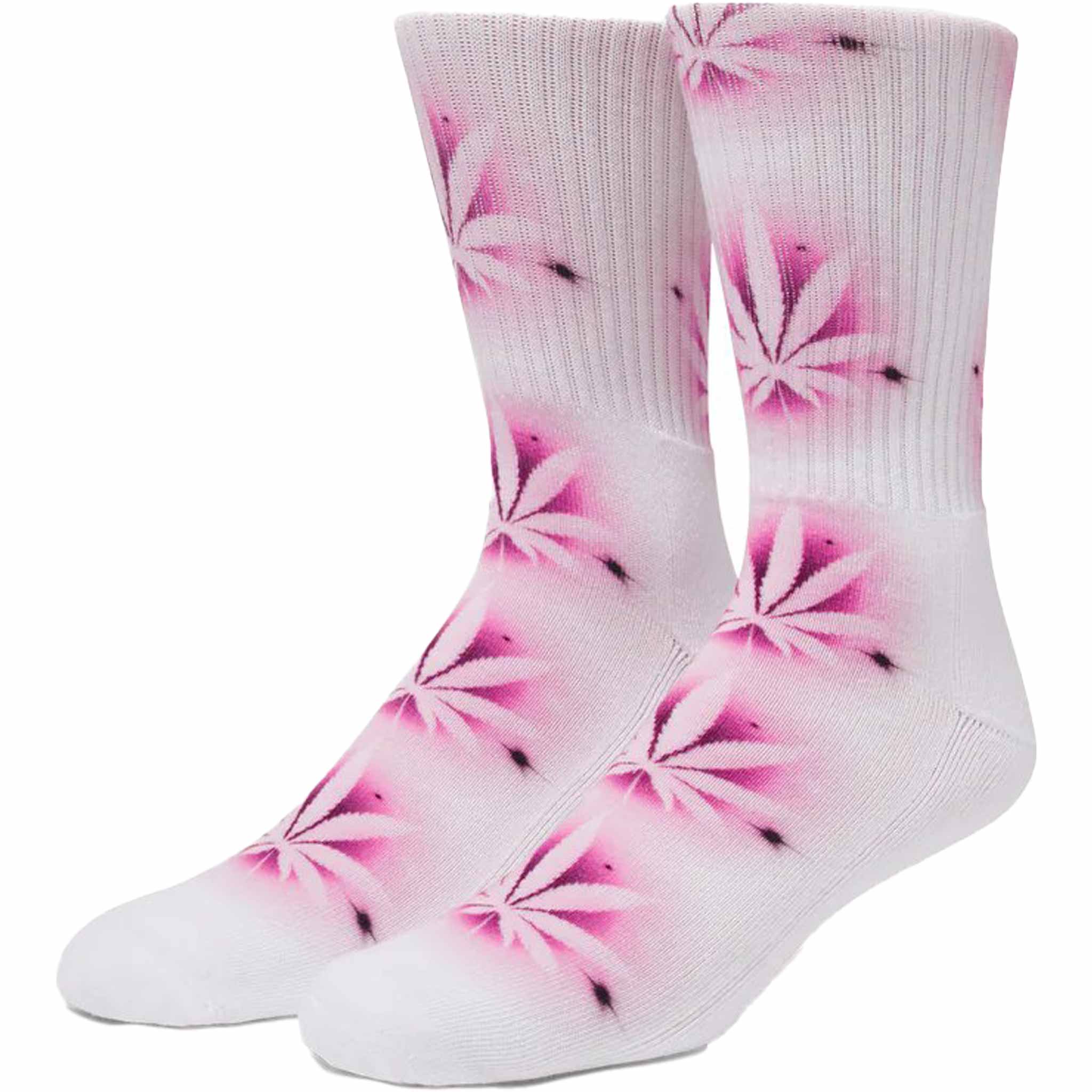 Huf Airbrush Digital Plant Life Sock Pink Socks