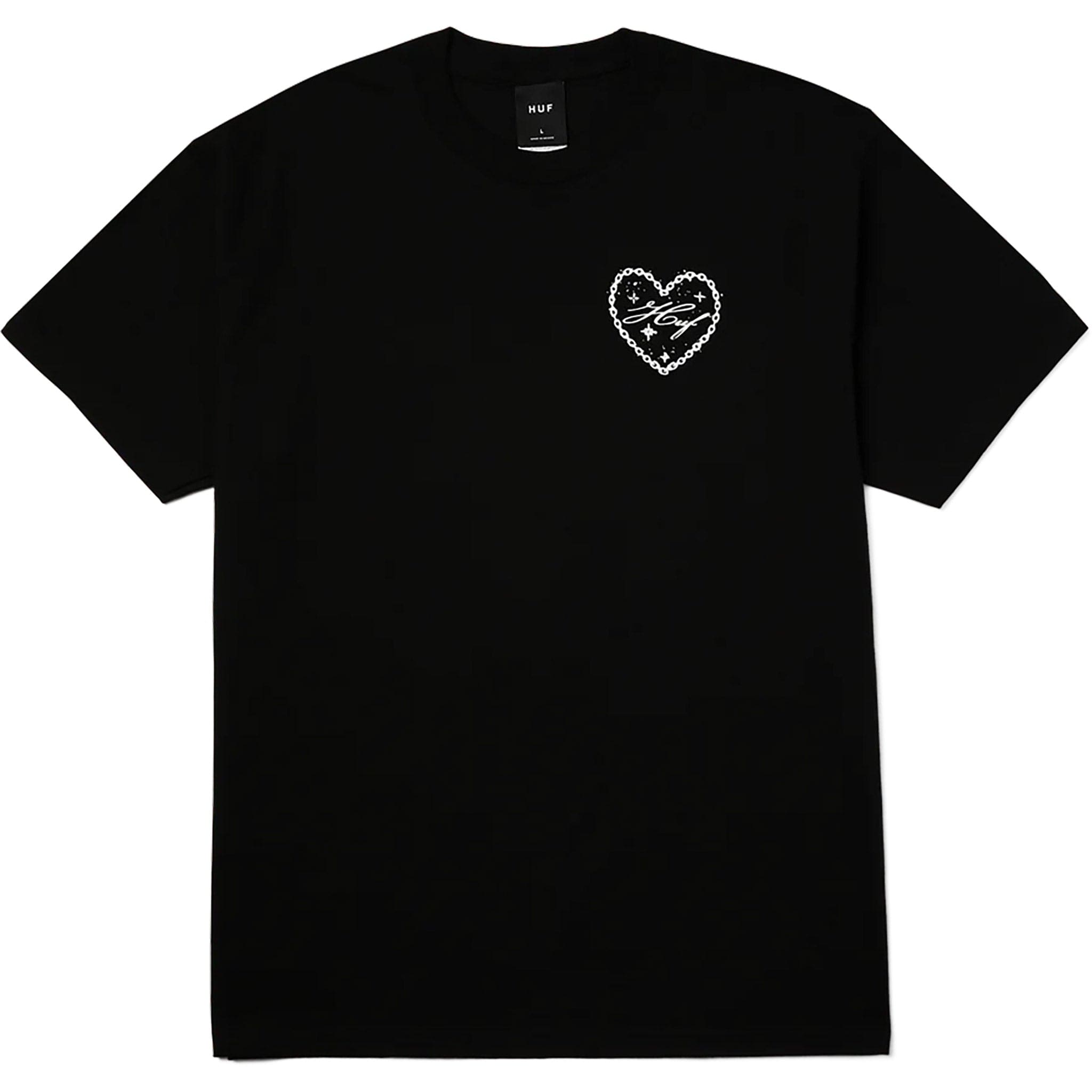Huf Be Mine Tee Black T Shirt